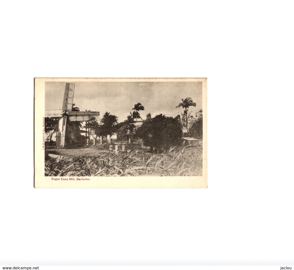 SUGAR CANE MILL BARBADOS ,JOLI PLAN REF 58239 C - Barbades