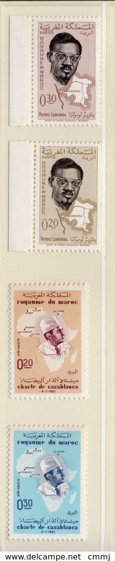 1962 - MAROCCO - MAROC - Yv:  Nr. 427/430 - NH - (UP121.18) - Marocco (1956-...)
