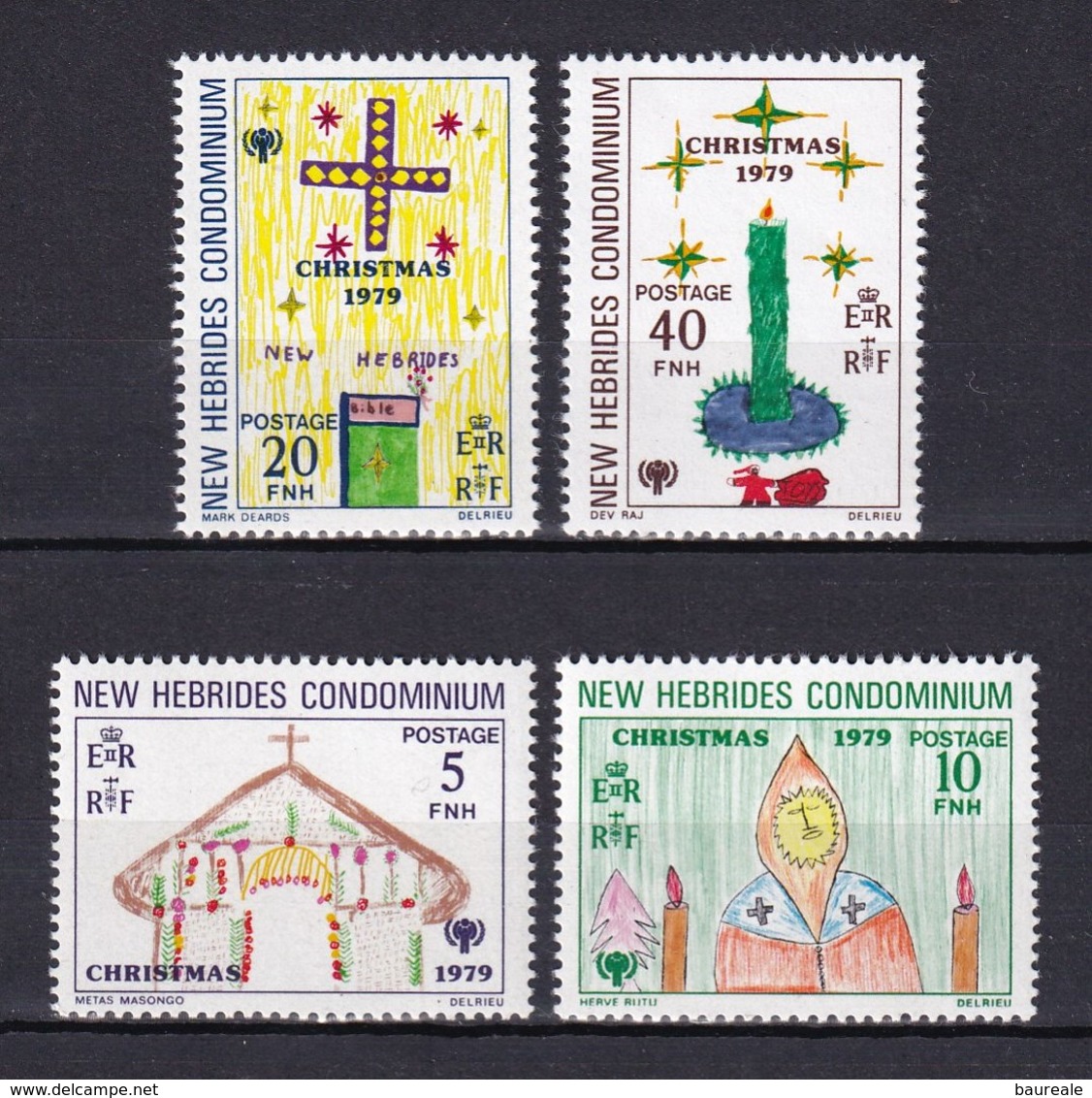 Nouvelles-Hébrides - 1979 -  N° YT 567 à 570 - Neuf ** - MNH - - Unused Stamps