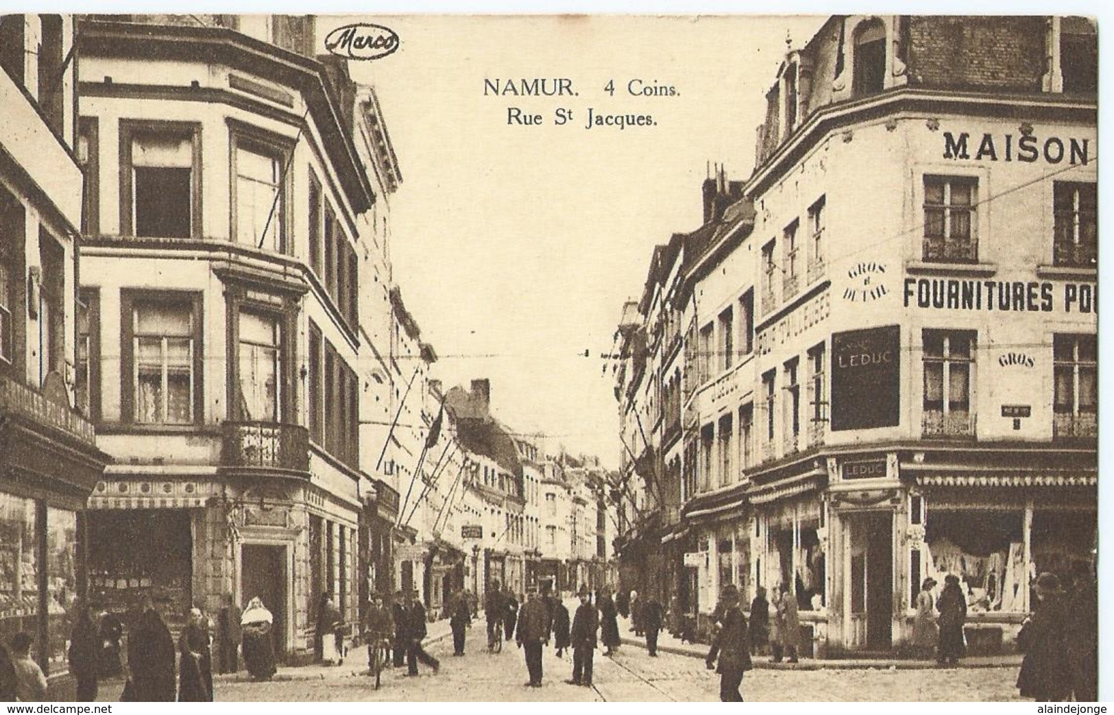 Namur - 4 Coins Rue St. Jacques - Edit. Grands Magasins De La Station - Marco Marcovici, Bruxelles - Namur