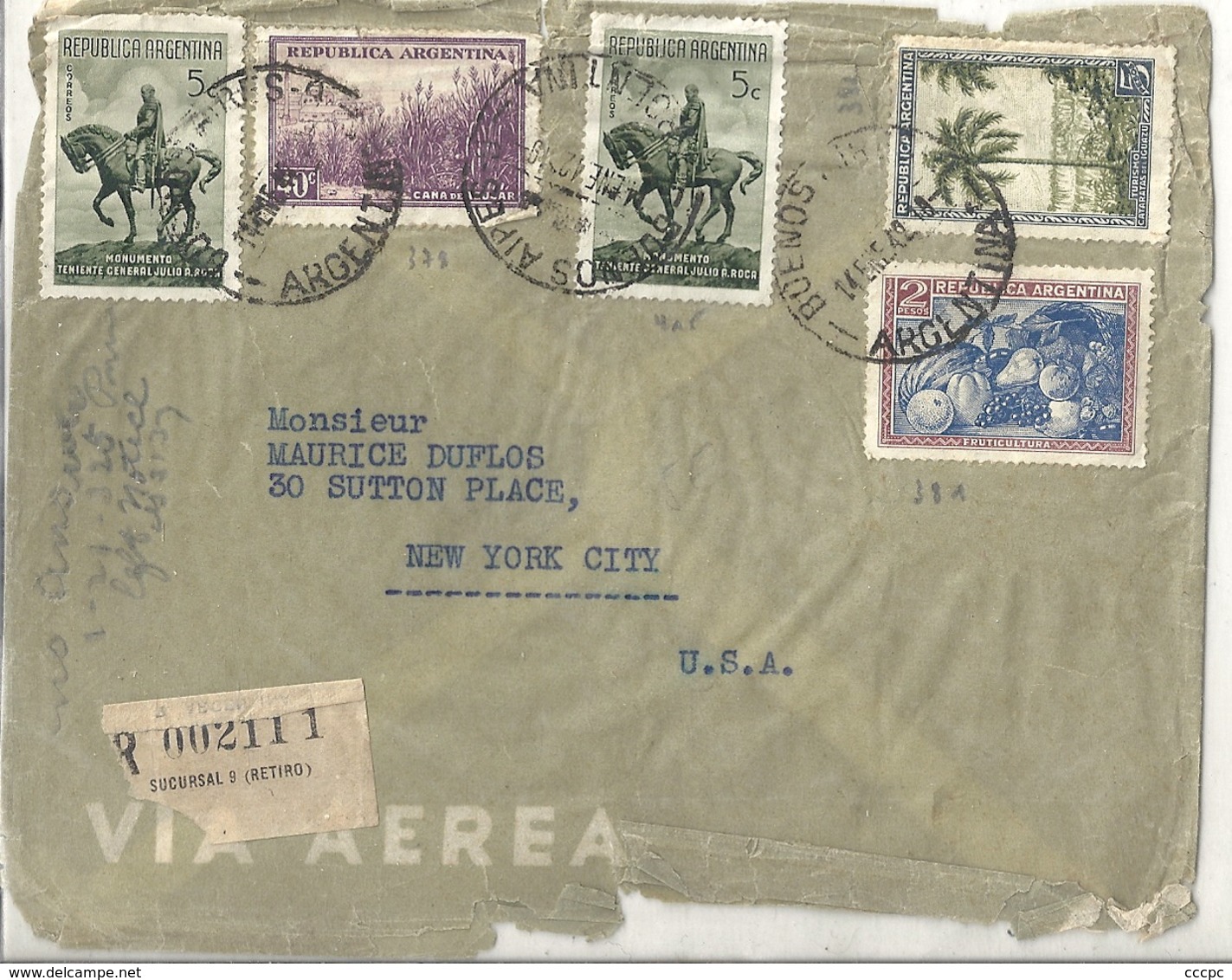 Argentine Lettre Affranchie - Lettres & Documents