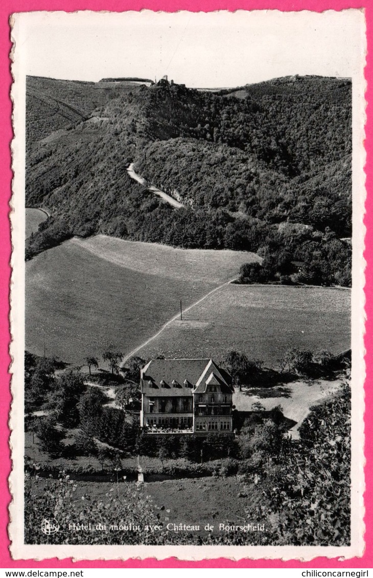 Cp Dentelée - Hôtel Du Moulin ( Propr. Vve KREMER ) Avec Château De Bourscheid - NELS - THILL - Photo PAUL FEIDER - Burscheid