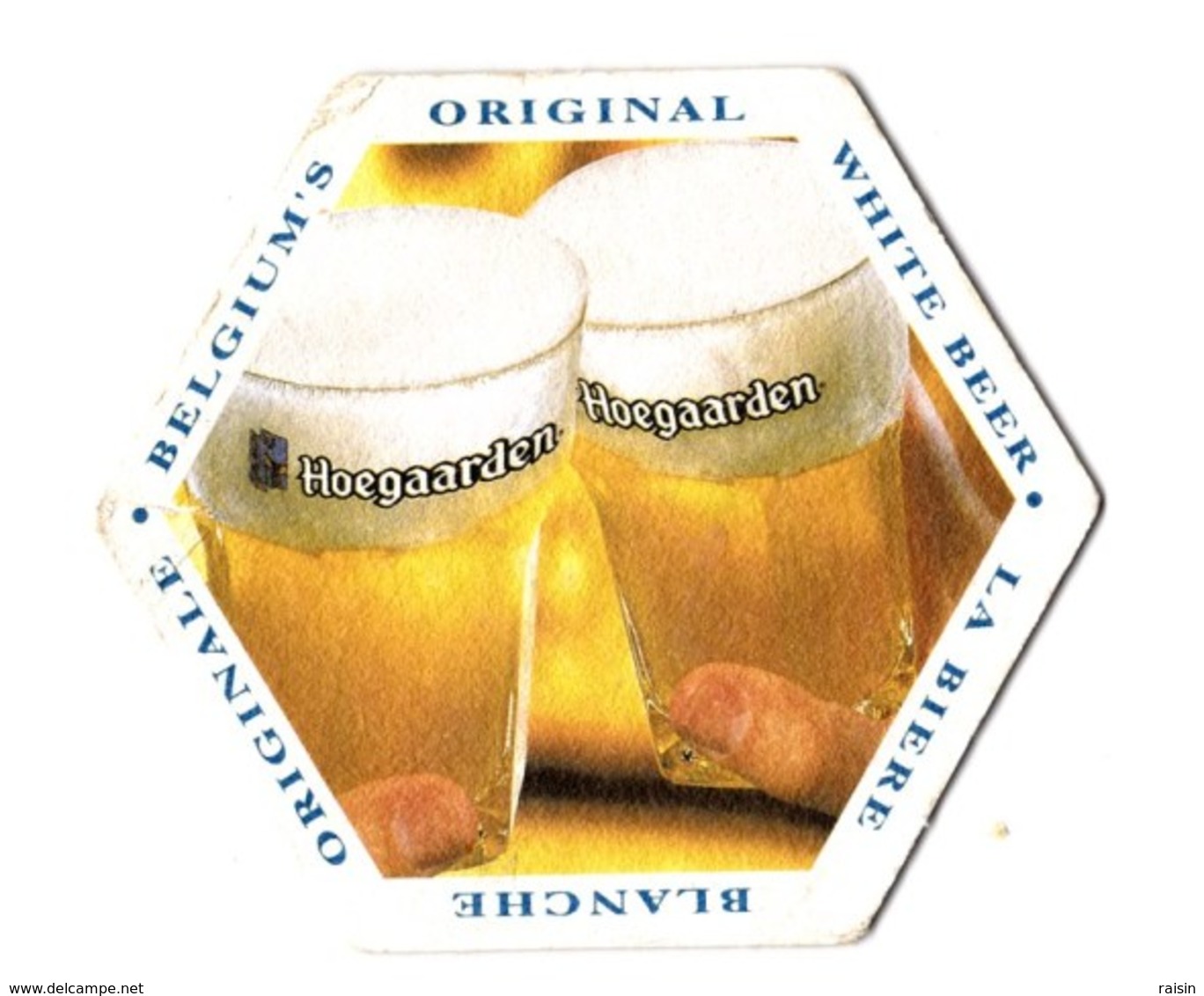 Belgique Hoegaarden Bière Blanche Sous Bock état Moyen - Beer Mats