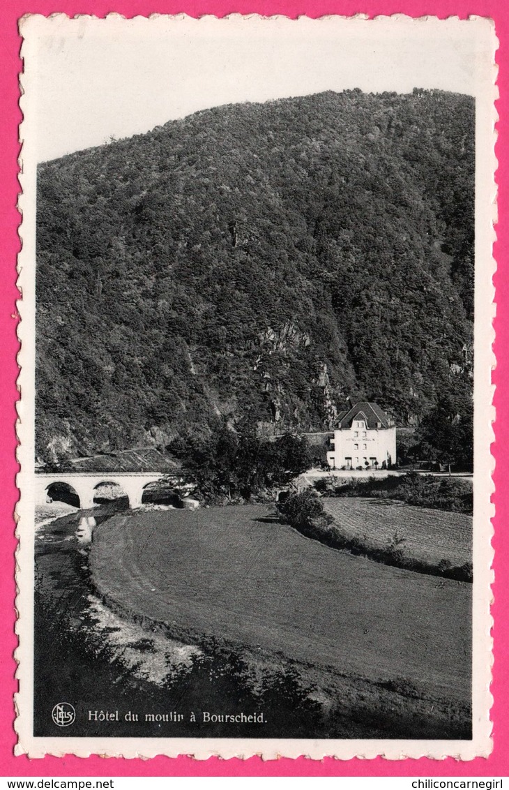 Cp Dentelée - Hôtel Du Moulin ( Propr. Vve KREMER ) à Bourscheid - Pont - THILL - Photo PAUL FEIDER - Burscheid