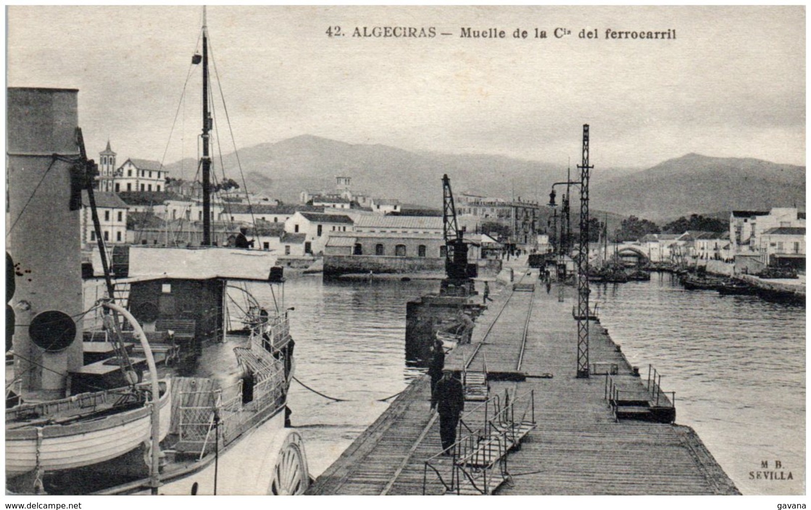 ALGECIRAS - Muelle De La Cie Del Ferrocarril - Andere & Zonder Classificatie