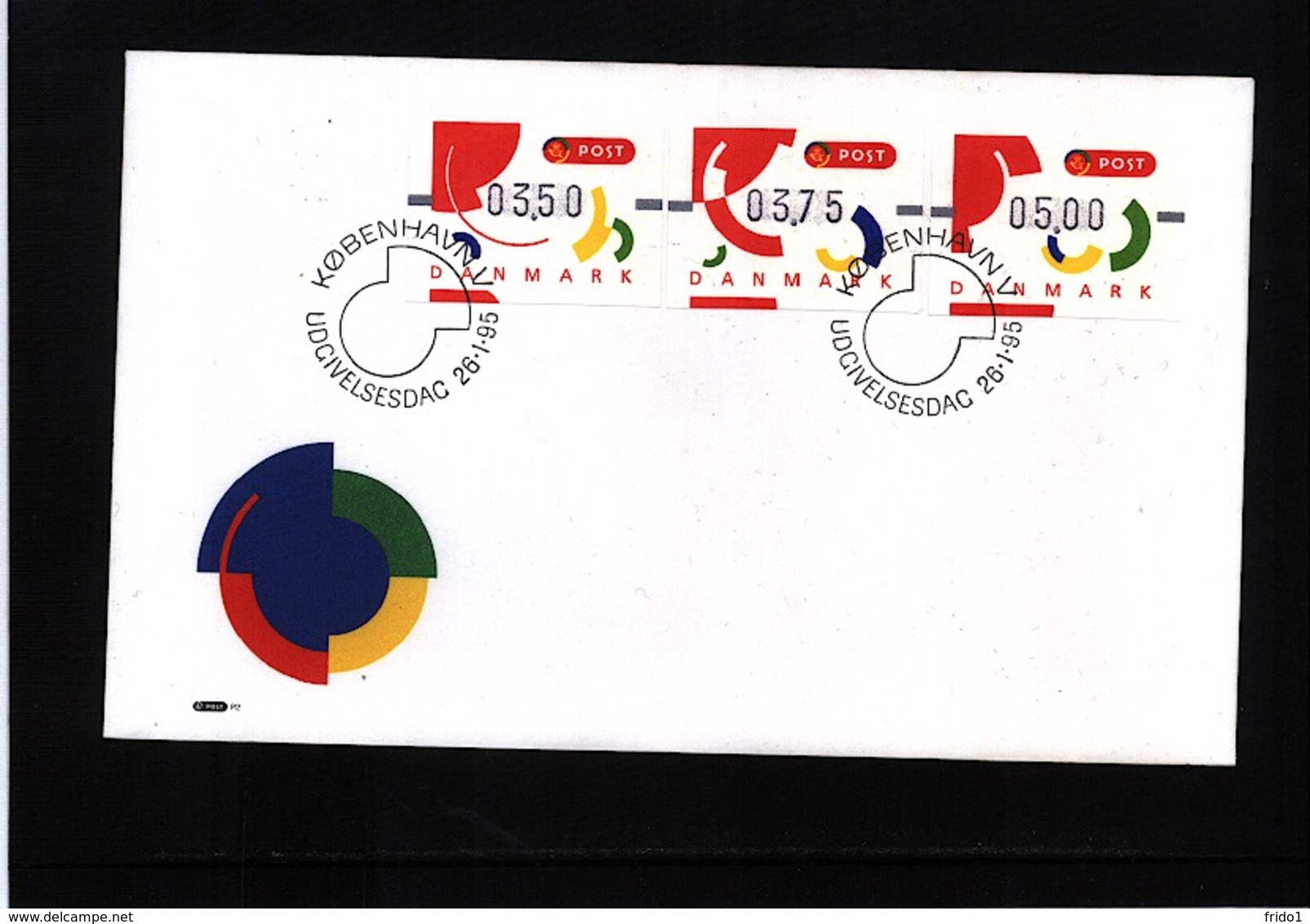 Denmark 1995 ATM FDC - Briefe U. Dokumente