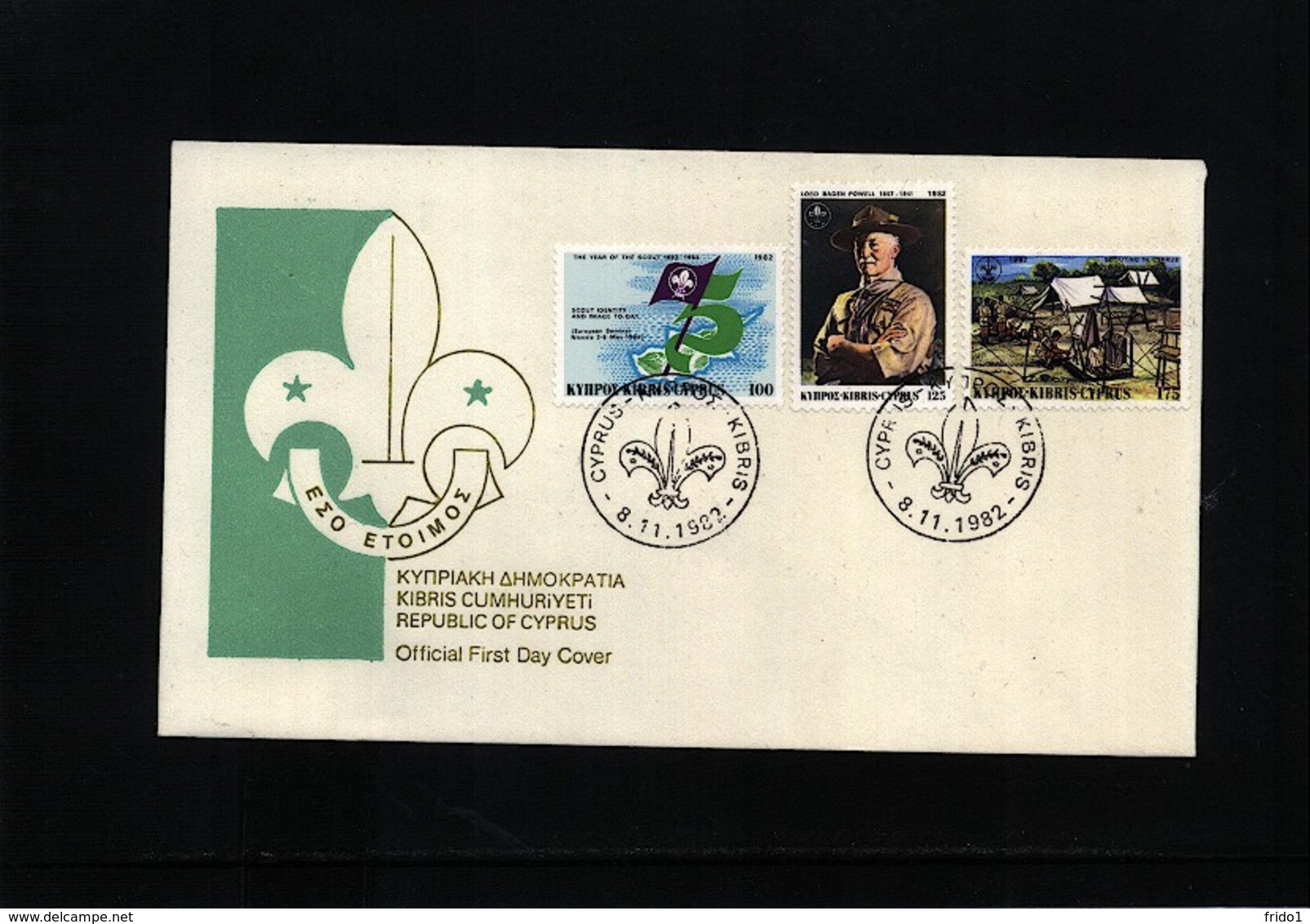 Cyprus 1982 Scouting FDC - Briefe U. Dokumente