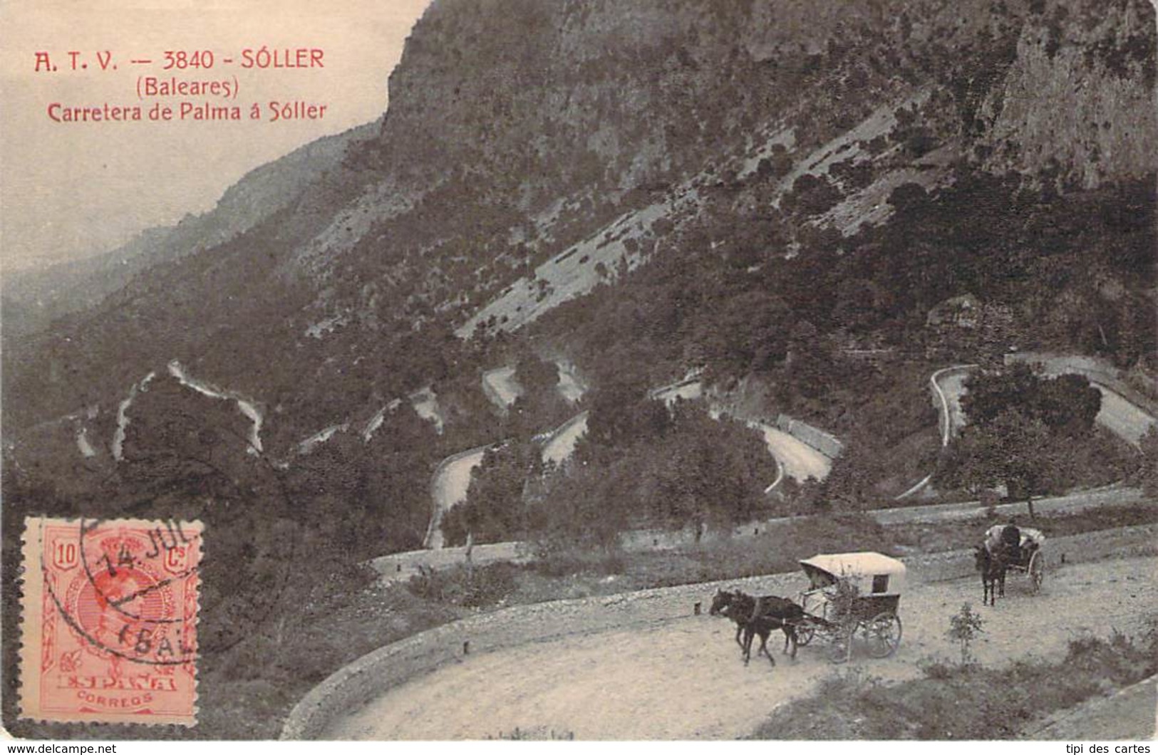 Espagne - Soller - Carretera De Palma A Soller - Autres & Non Classés