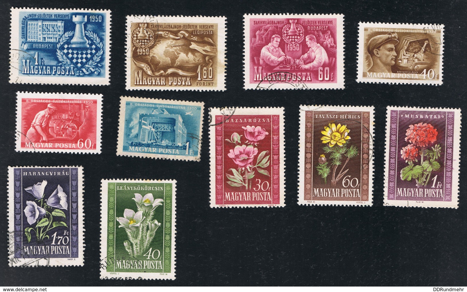 1950 Lot Gestempelt O Michel 1092 - 1094 Und 1112 - 1119 - Gebraucht