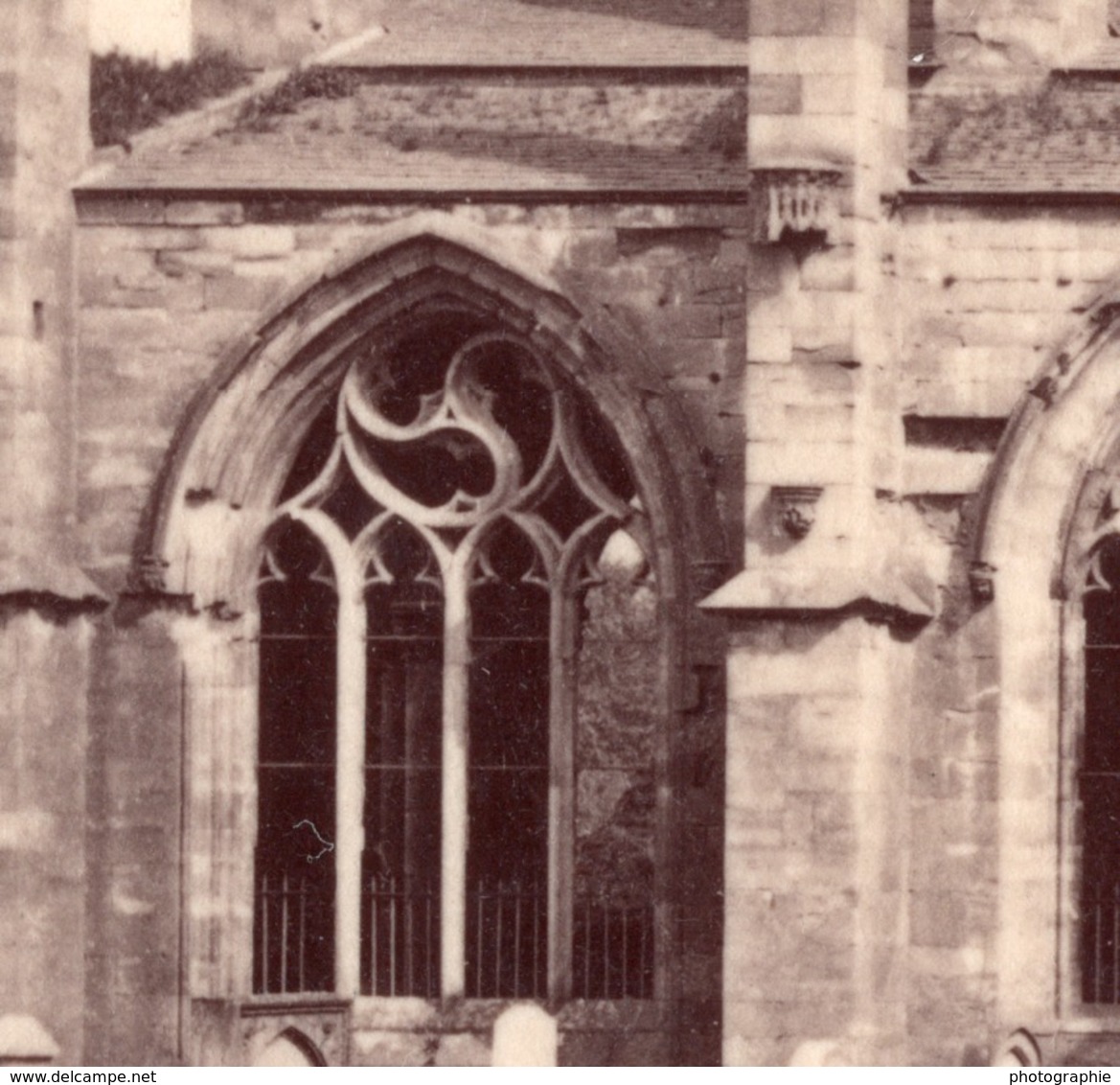 Ecosse Abbaye De Melrose Abbey Ruines Ancienne Photo James Valentine 1880 - Anciennes (Av. 1900)