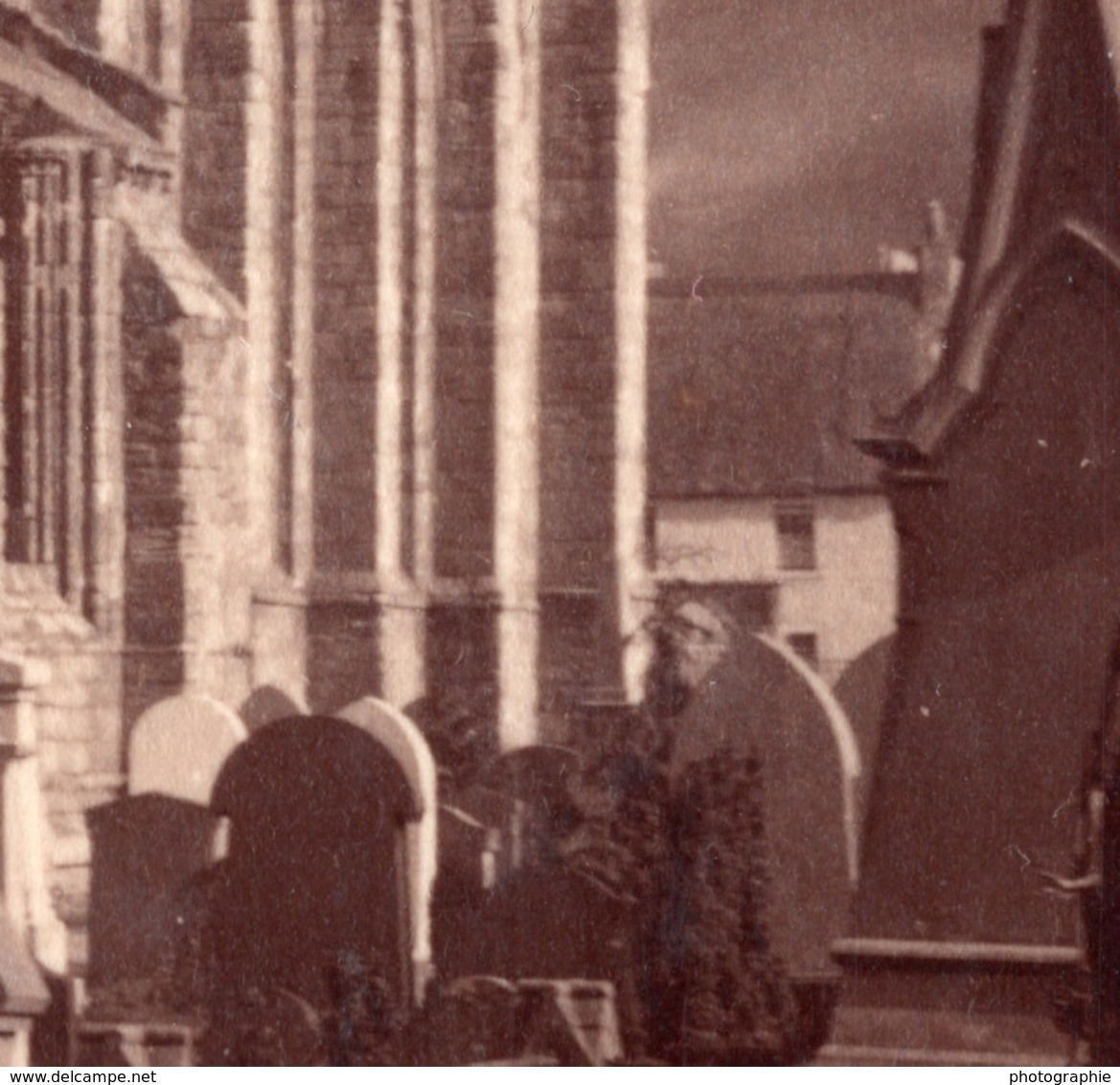 Ecosse Cathedrale De Dunblane Cathedral Ruines Ancienne Photo James Valentine 1880 - Anciennes (Av. 1900)