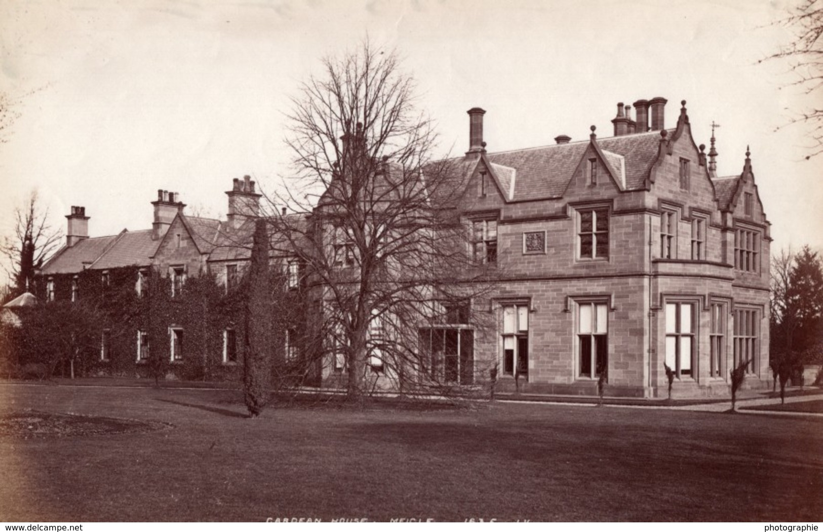 Ecosse Meigle Maison De Cardean House Ancienne Photo James Valentine 1880 - Anciennes (Av. 1900)