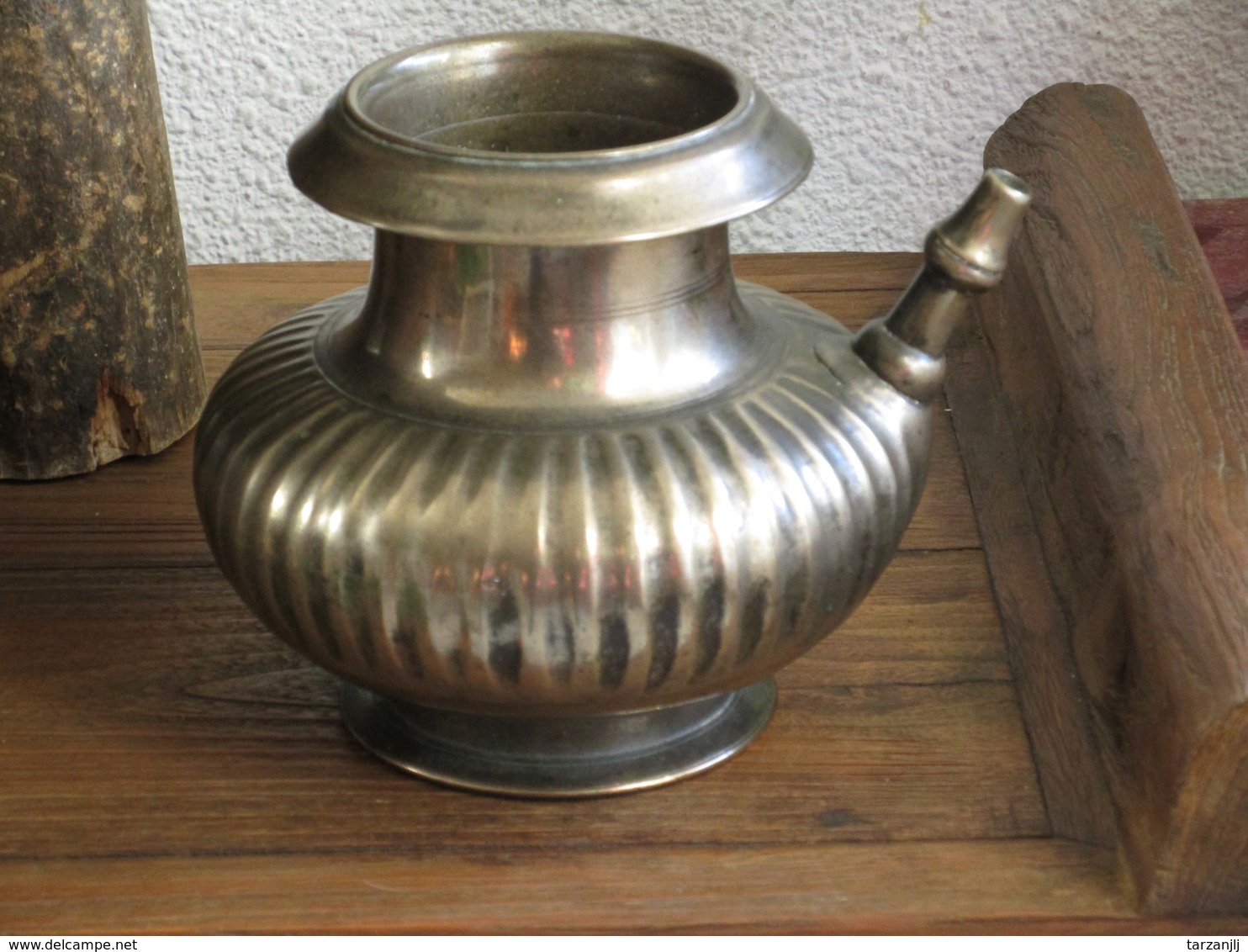 Pot à Eau XVIIIème Heavy Bronze Spouted Lota Deccan India. Mughal. Islamic Art - Oriental Art