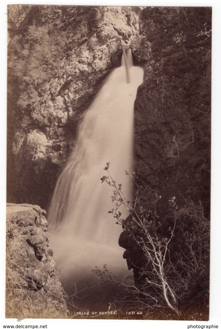 Ecosse Chutes De Foyers Falls Of Foyers Ancienne Photo James Valentine 1880 - Anciennes (Av. 1900)