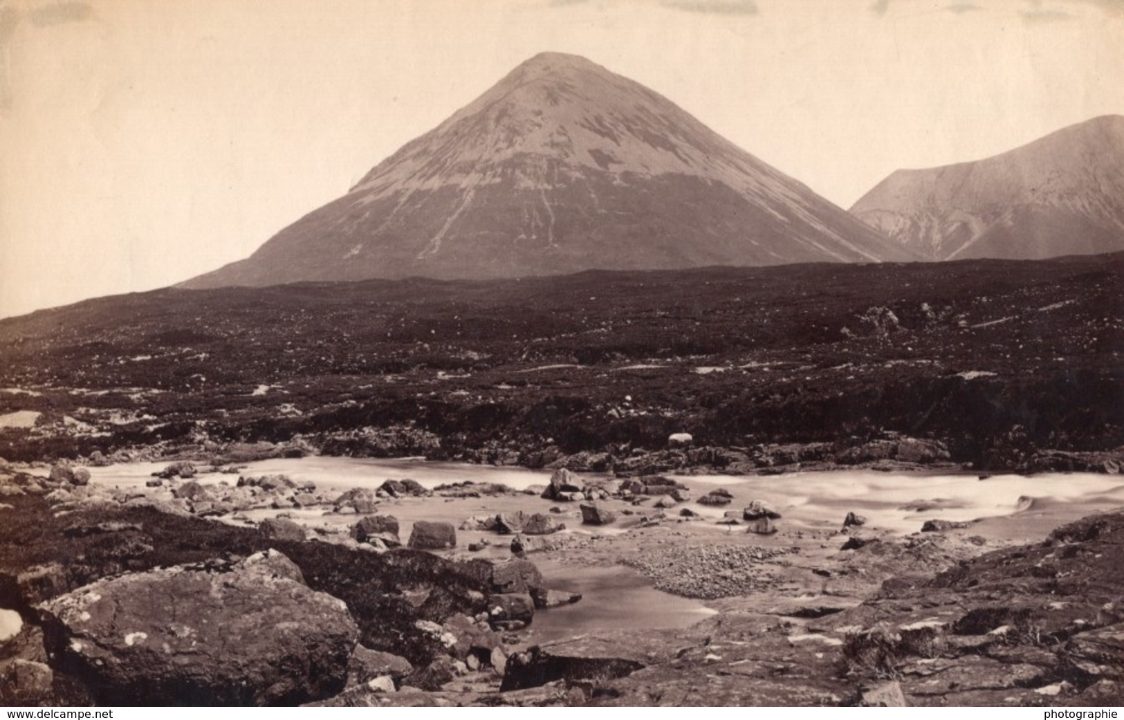 Ecosse Skye Glamaig Glen Sligachan Ancienne Photo James Valentine 1880 - Anciennes (Av. 1900)