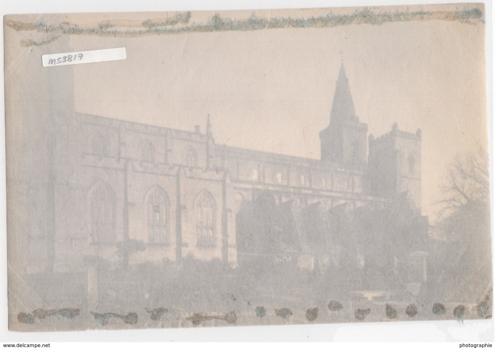 Ecosse Fife Abbaye De Dunfermline Abbey Ancienne Photo James Valentine 1880 - Anciennes (Av. 1900)