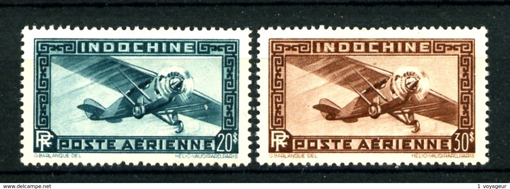 INDOCHINE  PA  46 / 47 - Complet 2 Valeurs - Neufs N** Et N* - Très Beaux - Unused Stamps