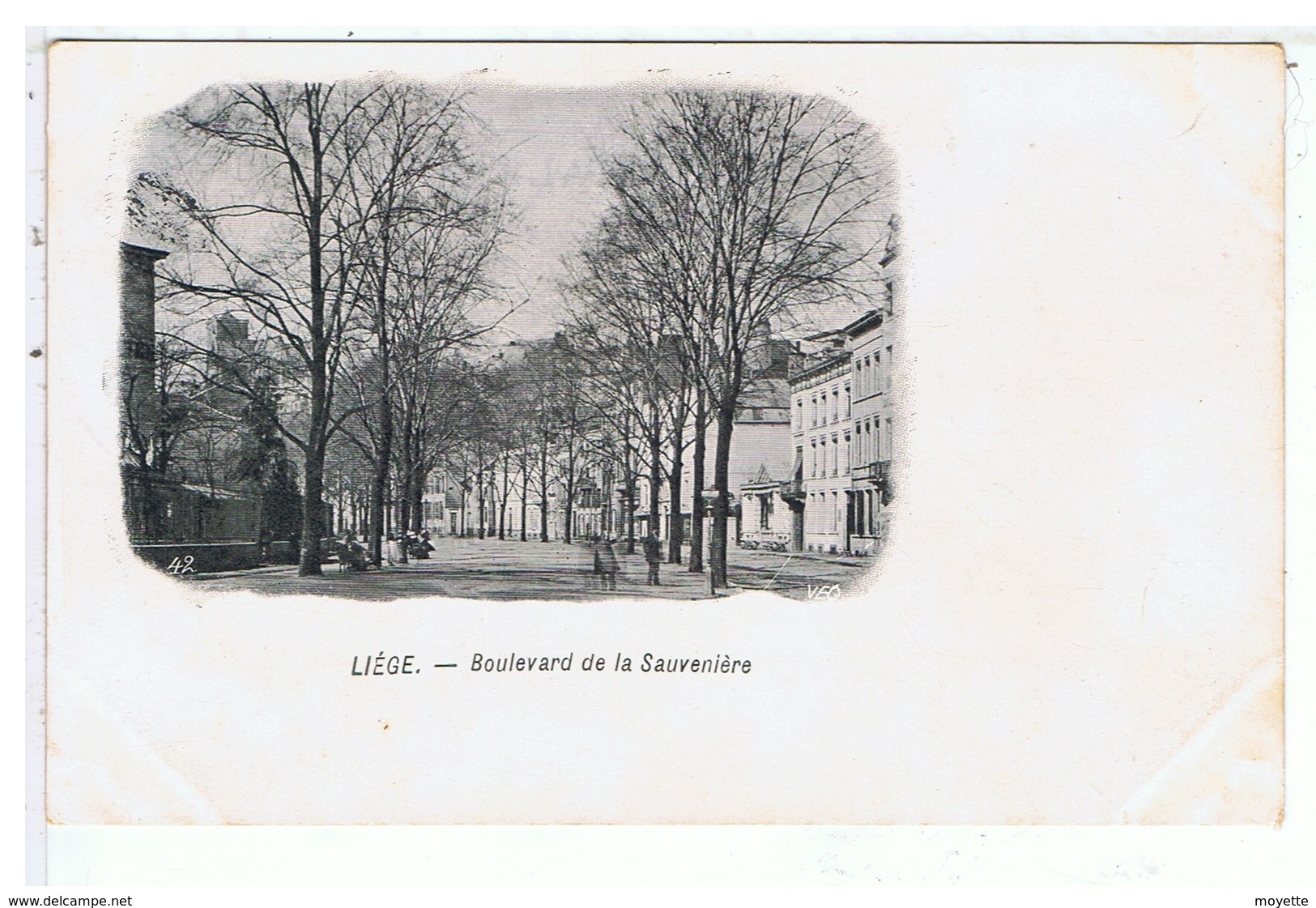 CPA-LIEGE-BOULEVARD DE LA SAUVENIERE- - Liege