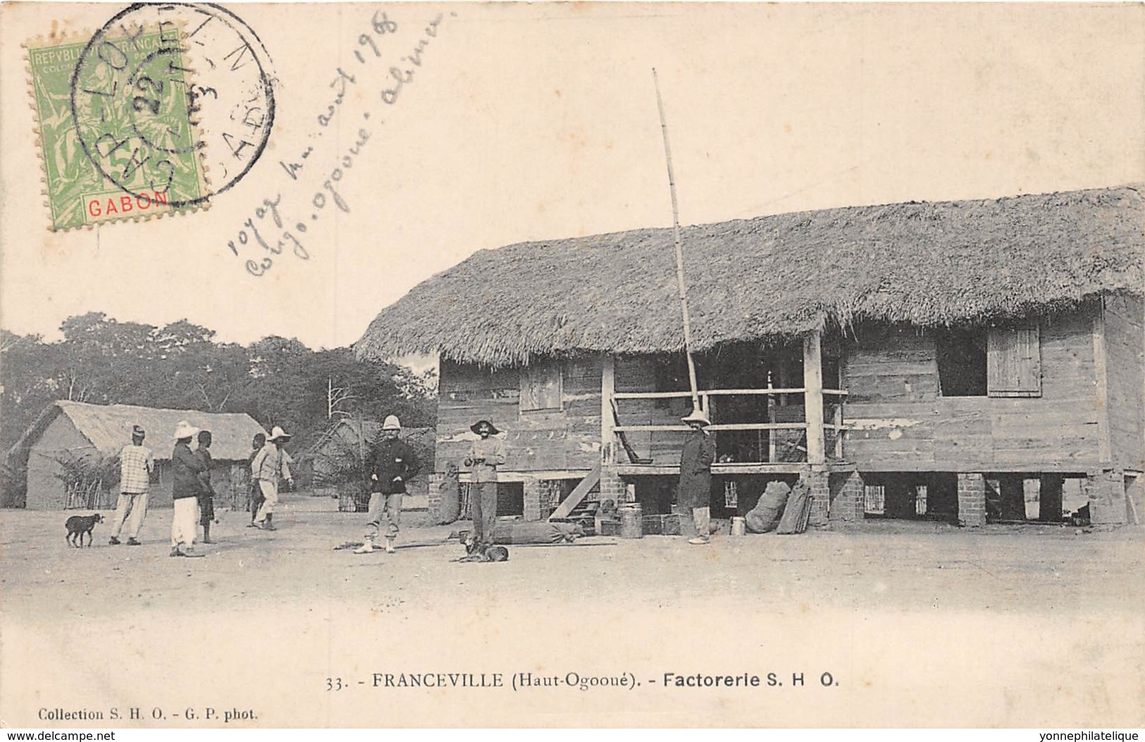 Gabon / Topo - Belle Oblitération - 49 - Franceville - Factorerie - - Gabon