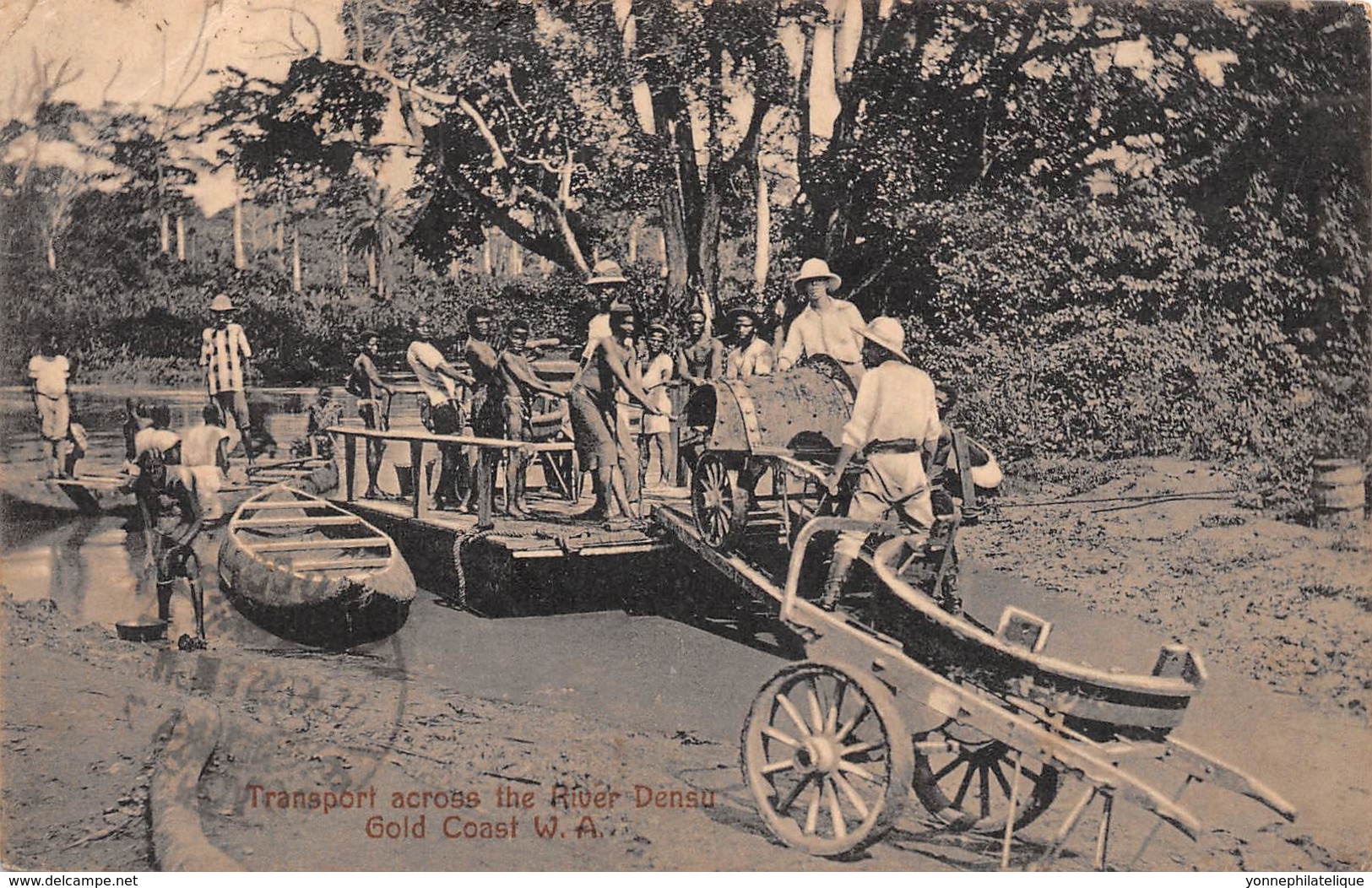 Ghana / Topo - Belle Oblitération - 12 -Transport Across The River Densu - Ghana - Gold Coast