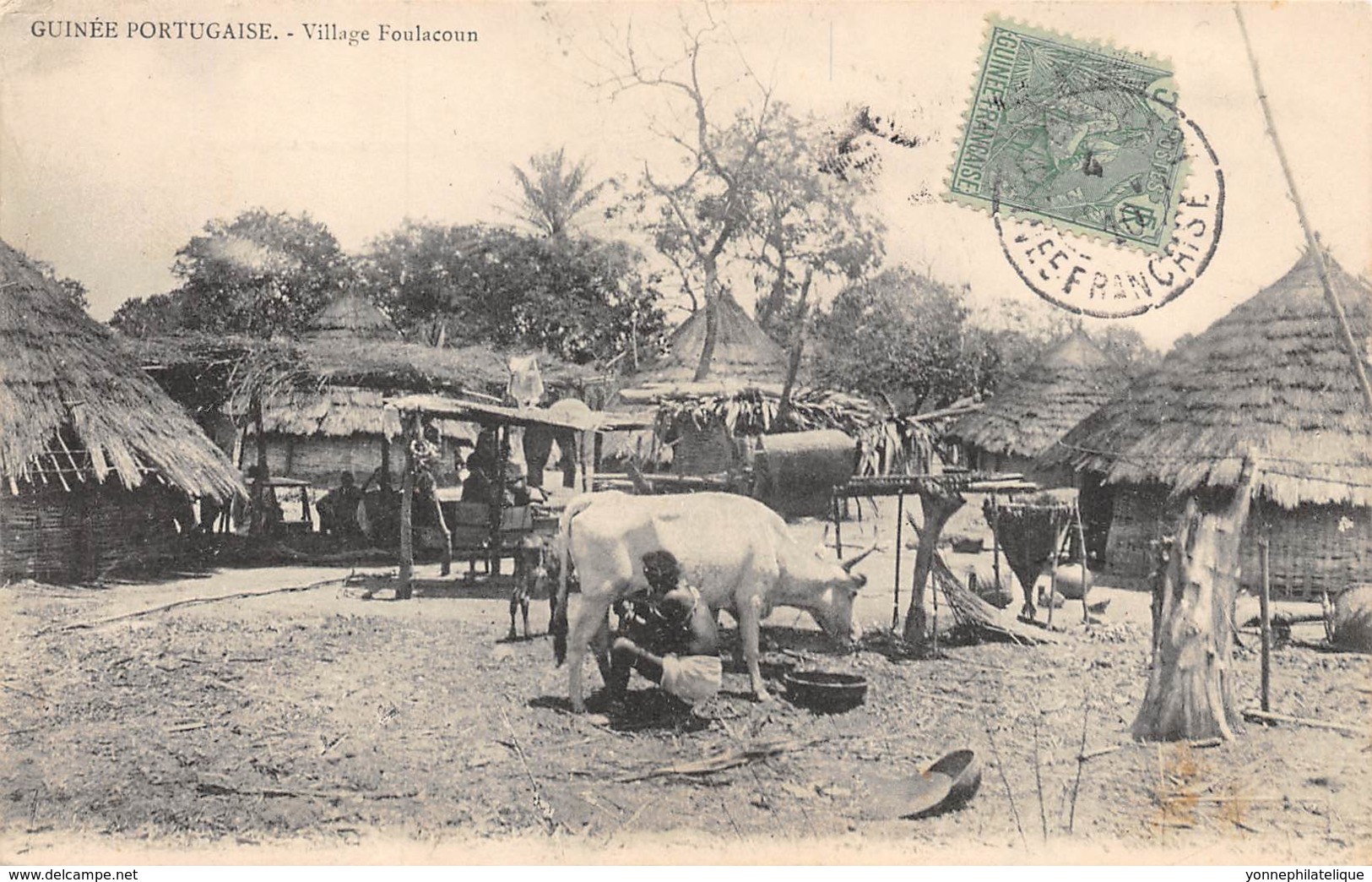 Guinée  Portuguaise / 20 - Village Foulacoun - Belle Oblitération - Guinea Bissau