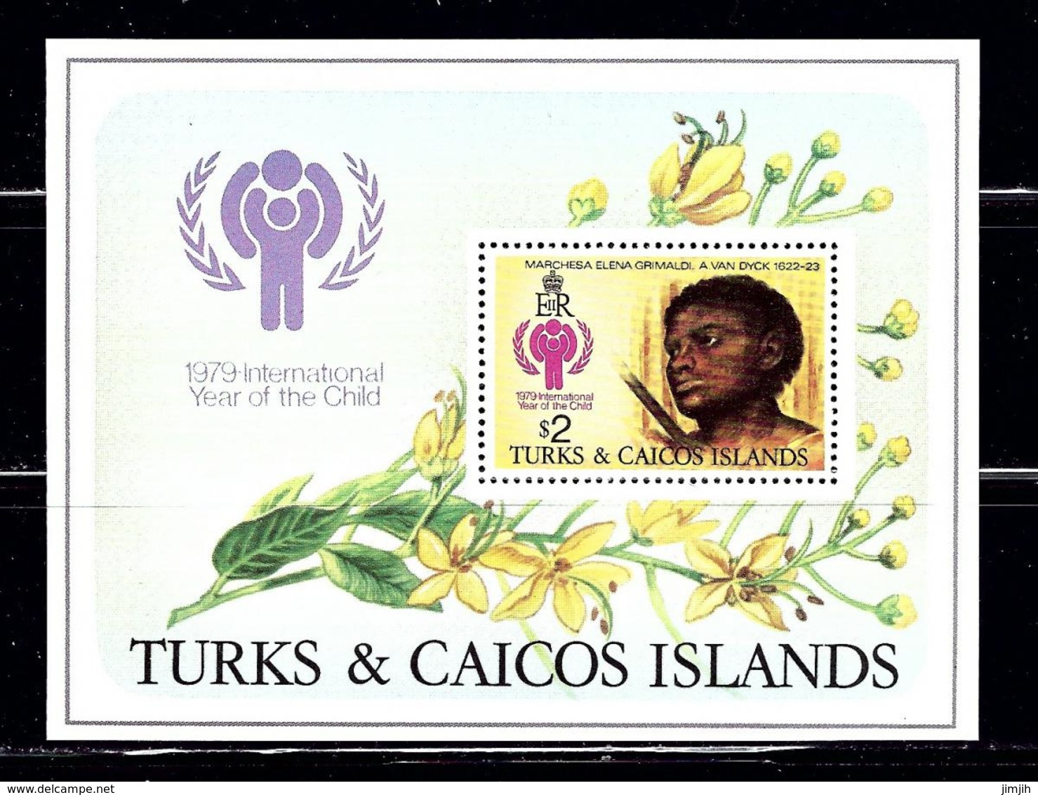 Turks And Caicos Is 390 MNH 1979 Intl Year Of The Child - Turks And Caicos