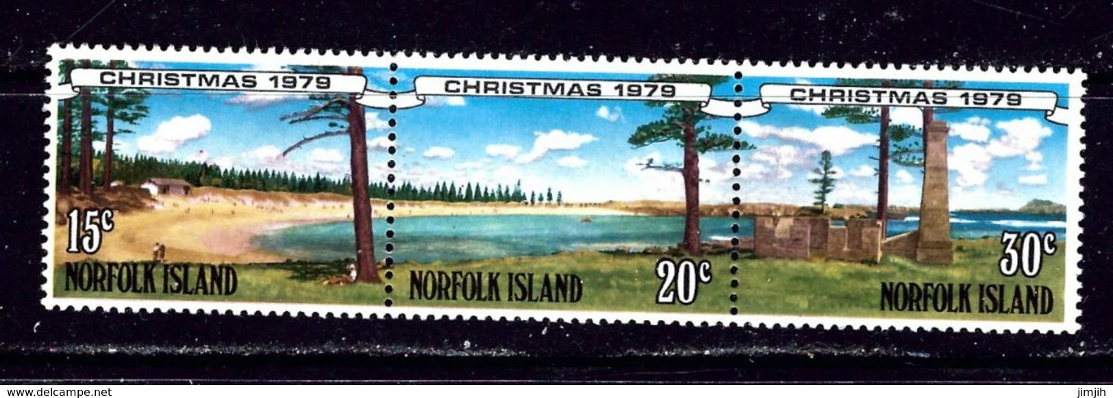 Norfolk Is 253b MNH 1979 Christmas Strip Of 3 - Norfolk Island