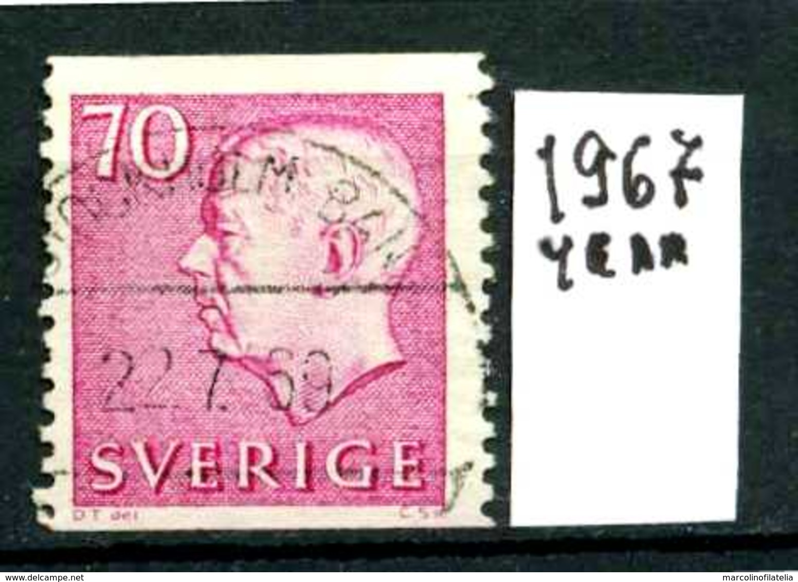SVEZIA - SVERIGE - Year 1967 - Usato - Used - Utilisè - Gebraucht.- - Usati
