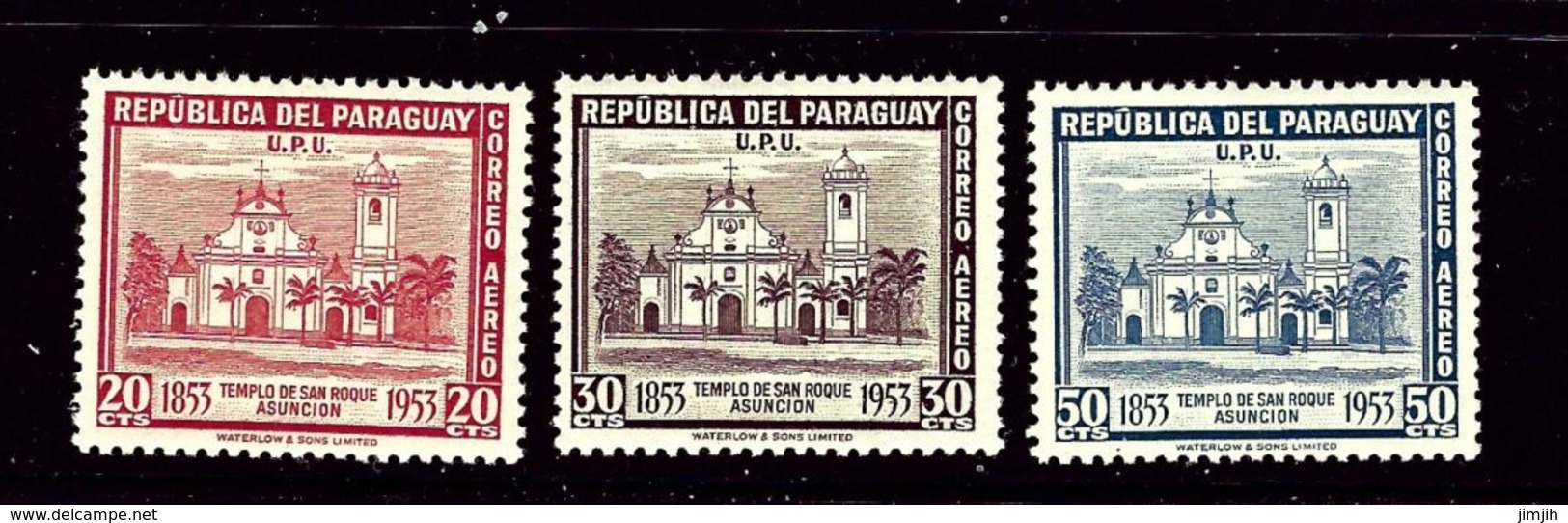 Paraguay C205-07 MH 1954 Partial Set - Paraguay