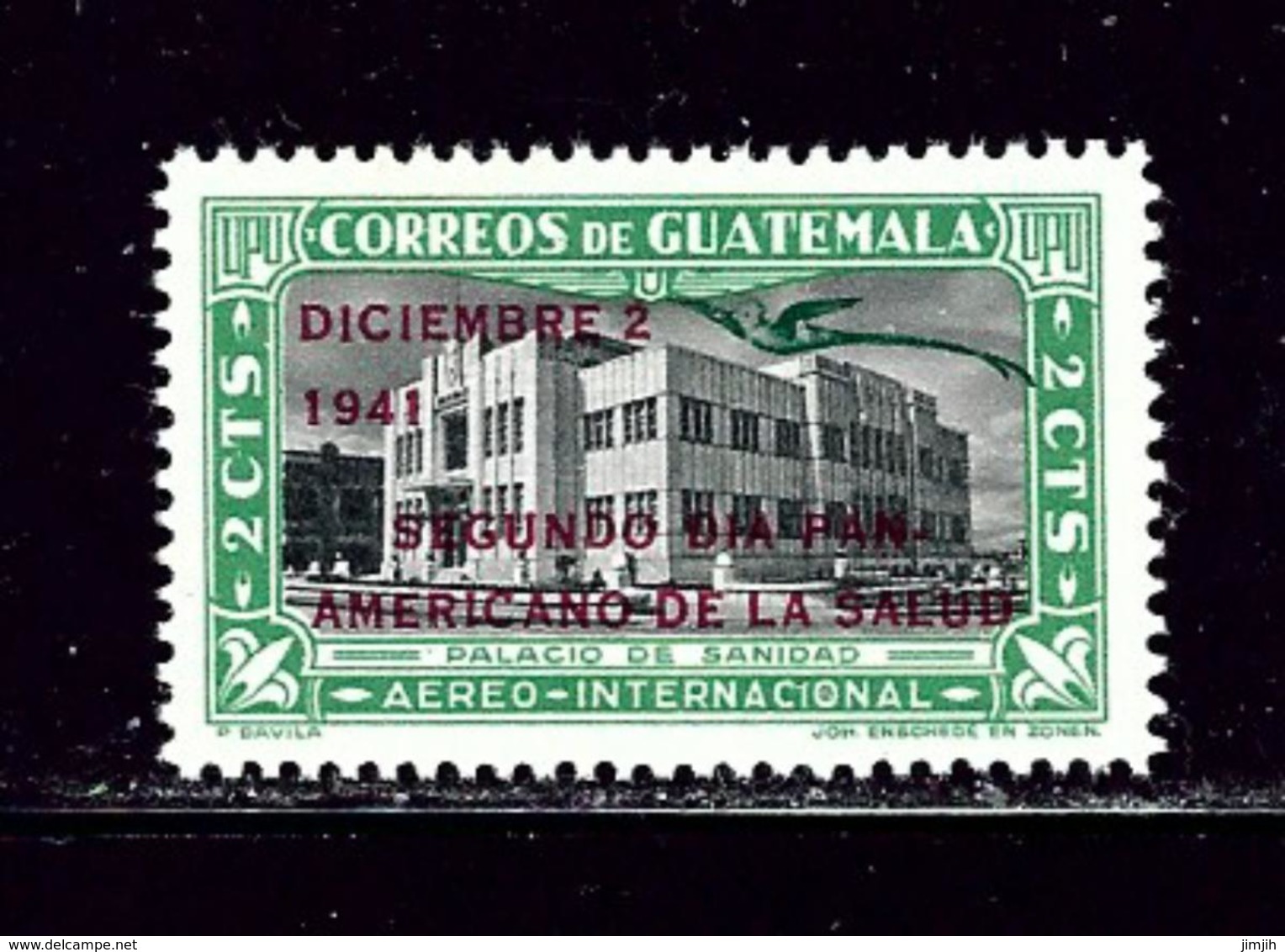 Guatemala C124 MNH 1941 Overprint - Guatemala