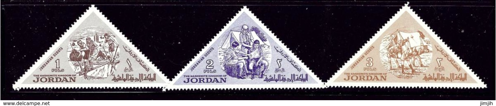 Jordan 484-86 MNH 1964 Partial Set Of Boy Scouts - Jordan