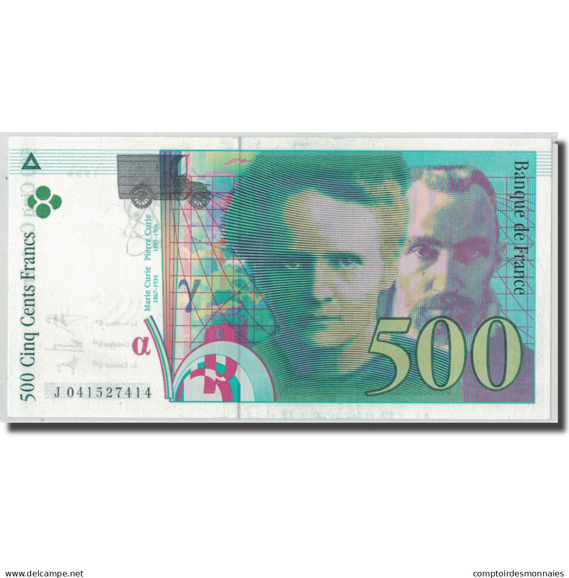 France, 500 Francs, 1998, Sans Strap, NEUF, Fayette:76quarto.4, KM:160c - 500 F 1994-2000 ''Pierre En Marie Curie''