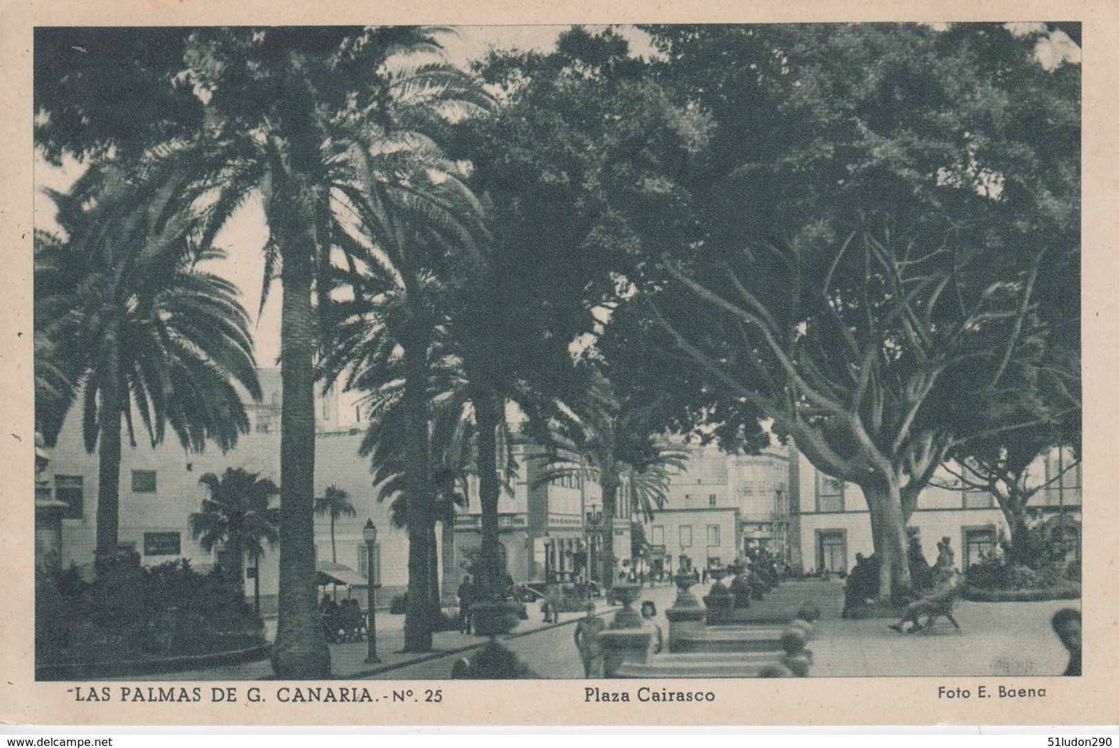 CPA Gran Canaria - Las Palmas - Plaza Cairasco (avec Petite Animation) - Gran Canaria