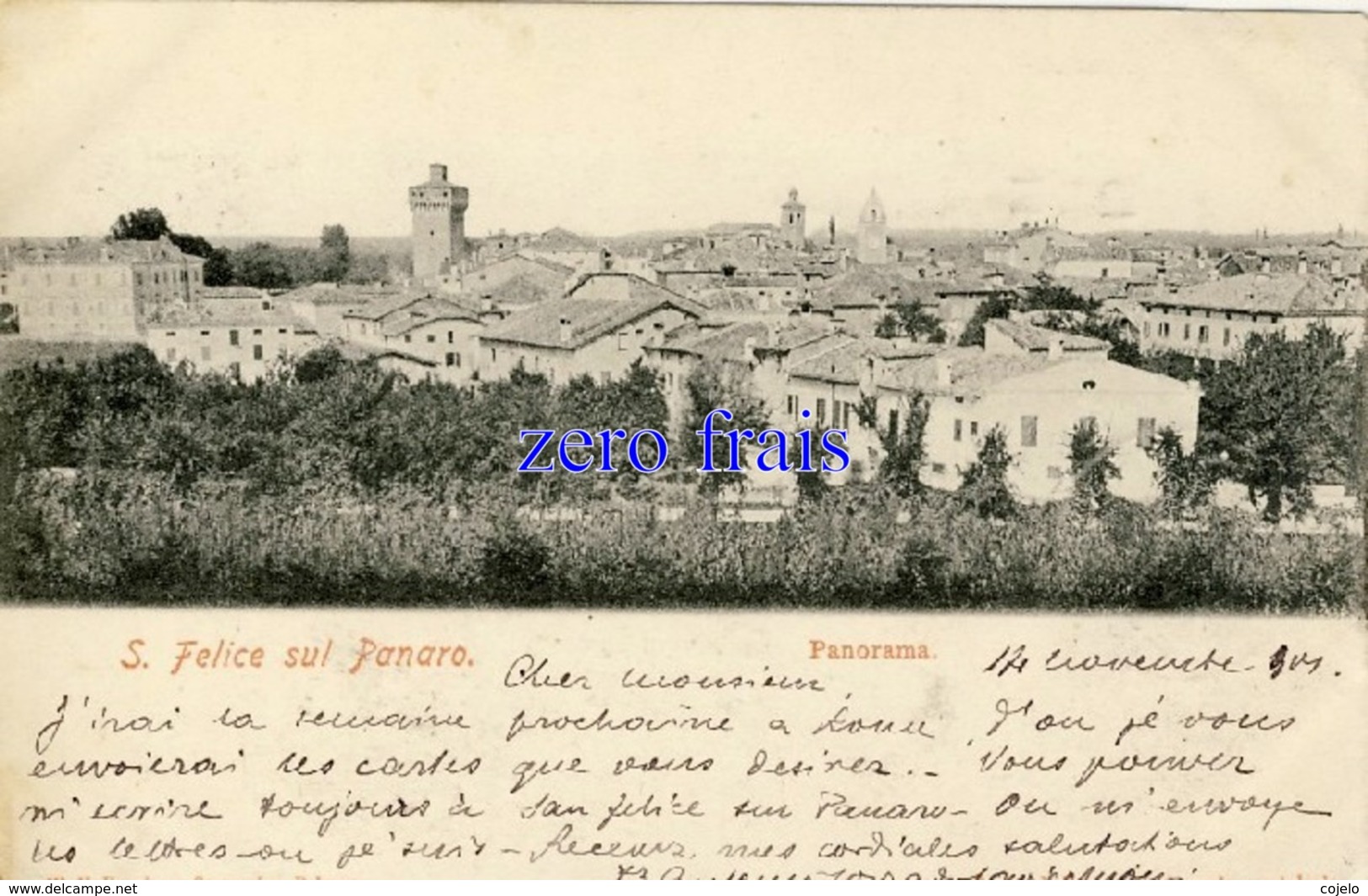 IT - S. Felice Sul Panaro - Panorama - 1901 - Brescia