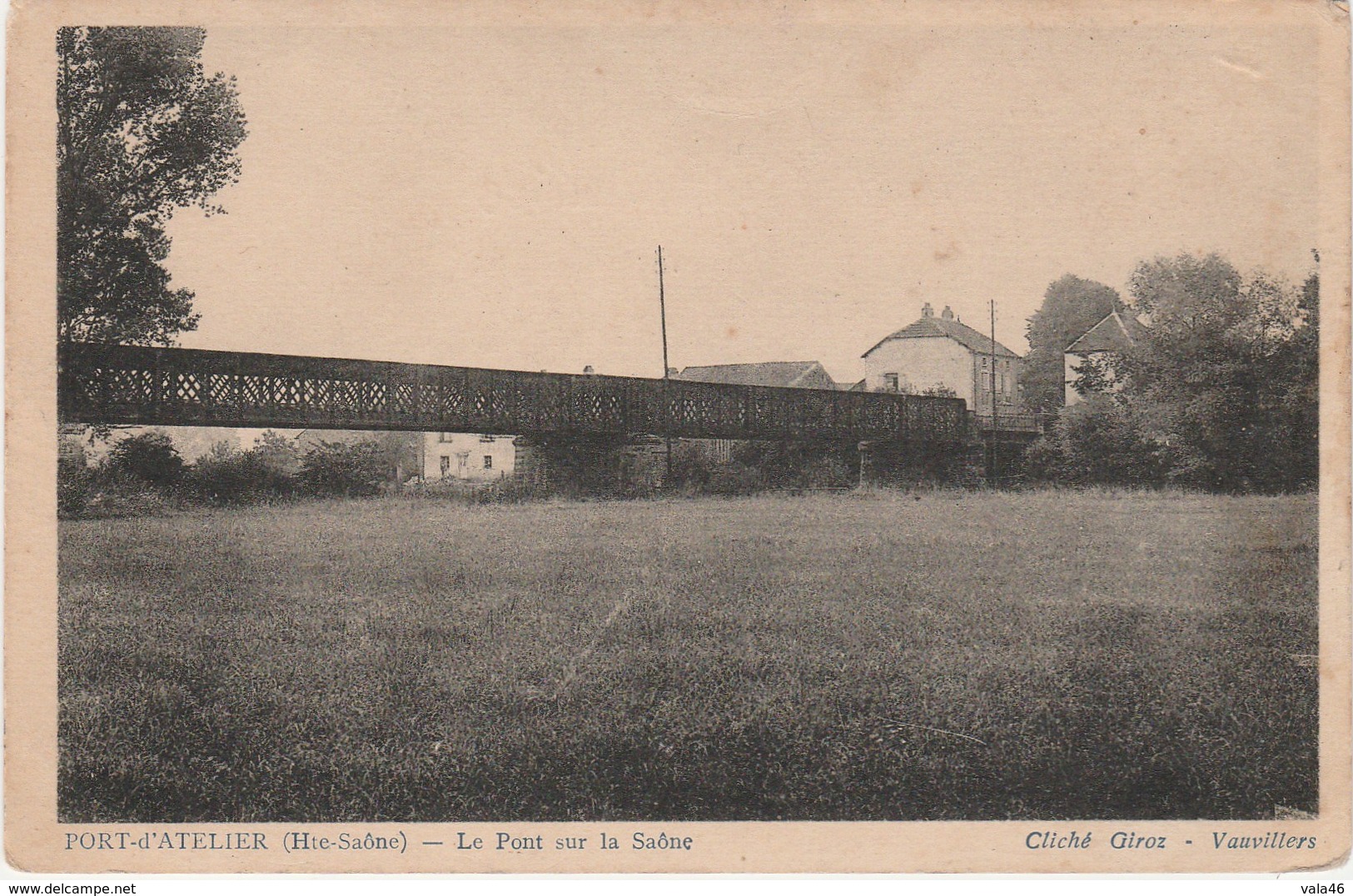 PORT-D'ATELIER    70 HAUTE SAONE   CPA    PONT SUR LA SAONE - Autres & Non Classés