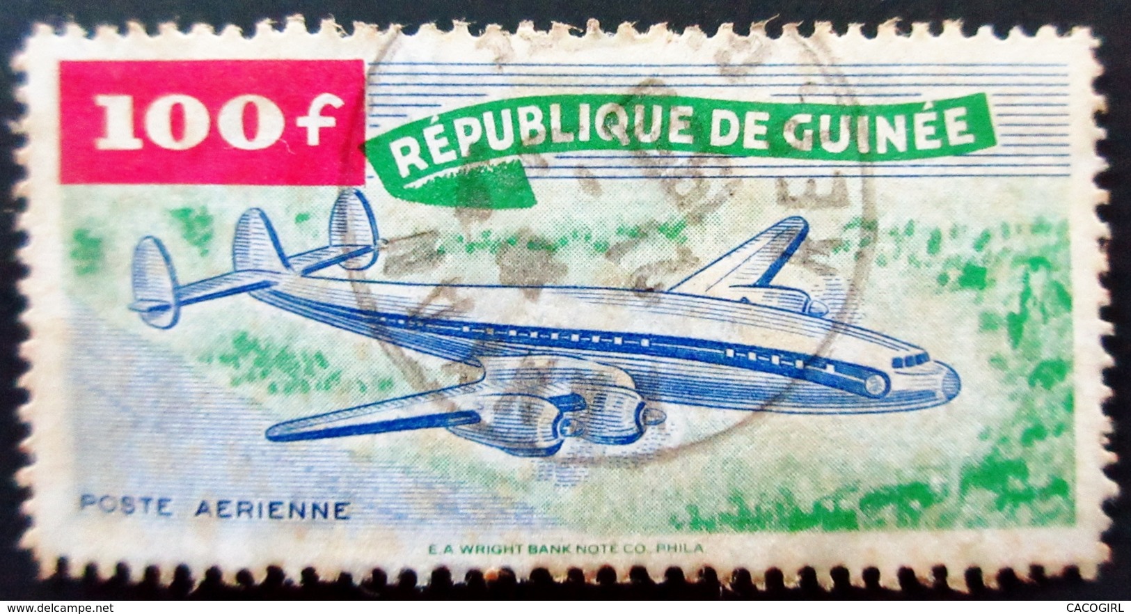 République De Guinée Yt PA1, PA9 Poste Aérienne 50 Frs & 100 Frs Oblitérés Used - Guinea (1958-...)