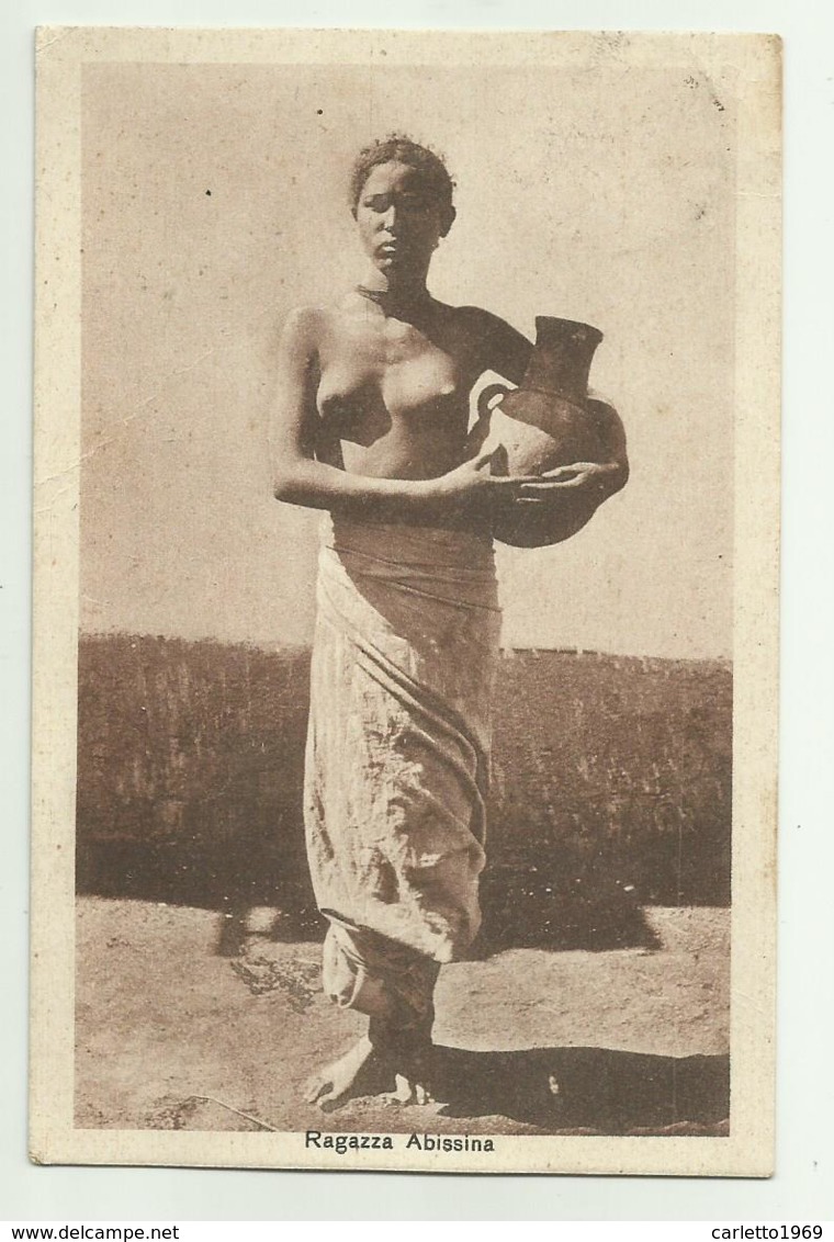 ERITREA - RAGAZZA ABISSINA POSTA MILITARE 1935   VIAGGIATA FP - Erythrée