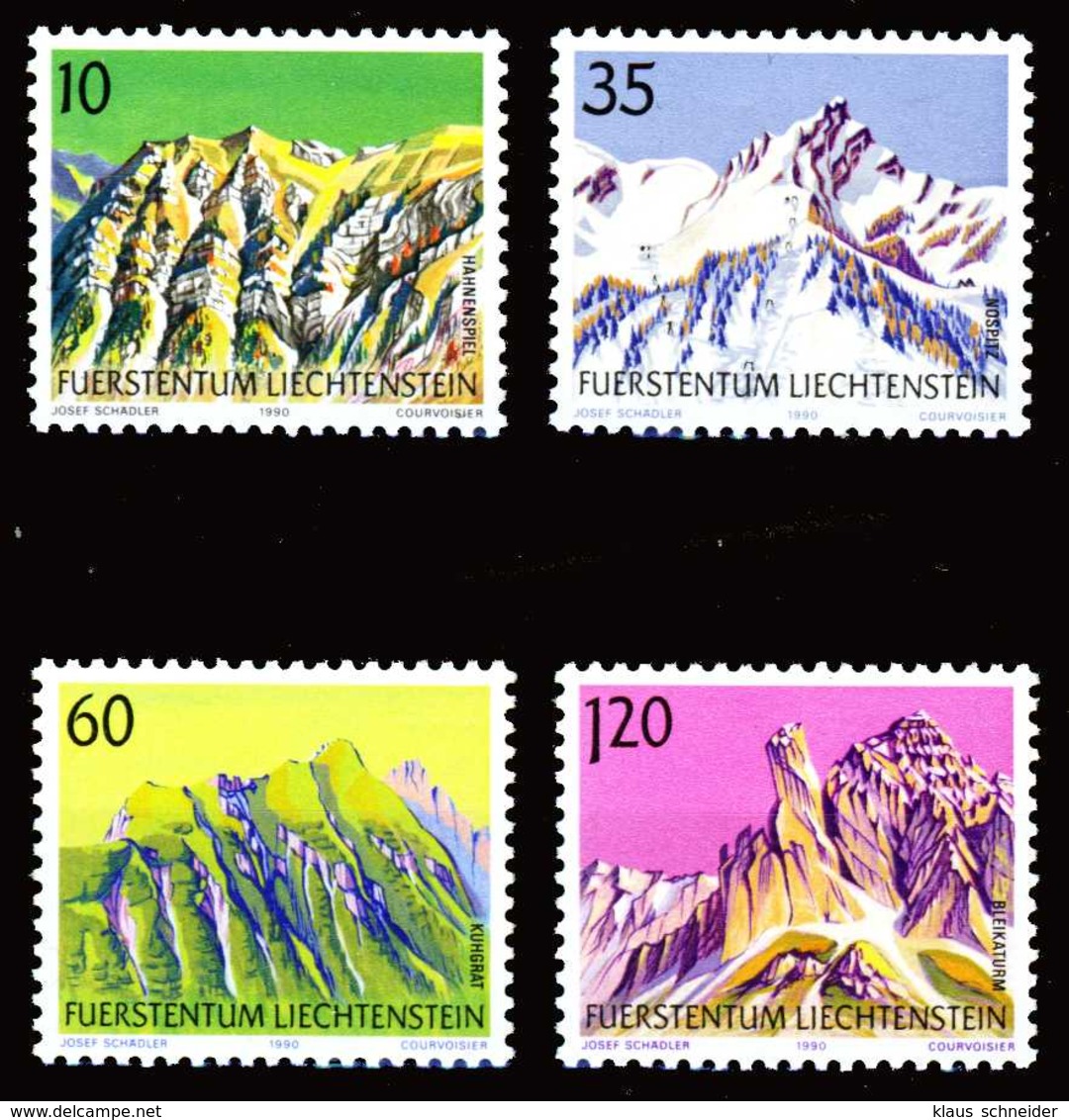 FL 1990 Nr 1000-1003 Postfrisch SA18CAA - Ungebraucht