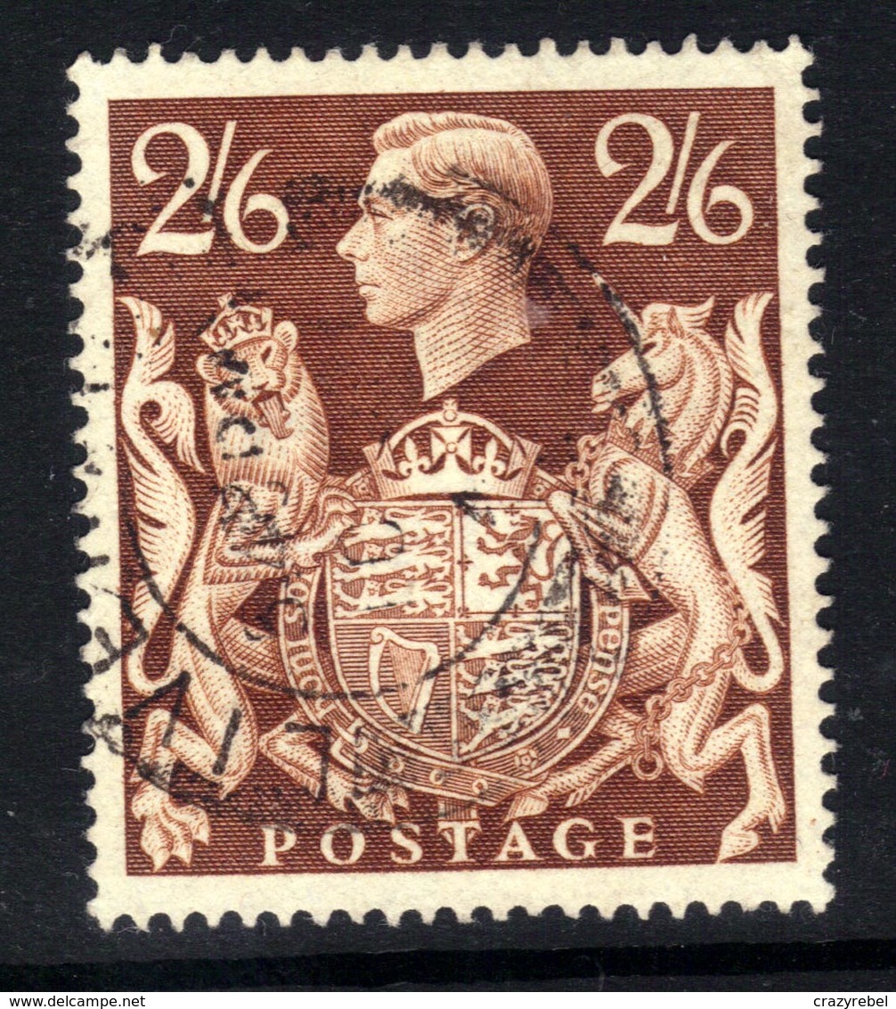 GB 1939 - 48 KGV1  2/-6d Brown SG 476 (H1475 ) - Used Stamps