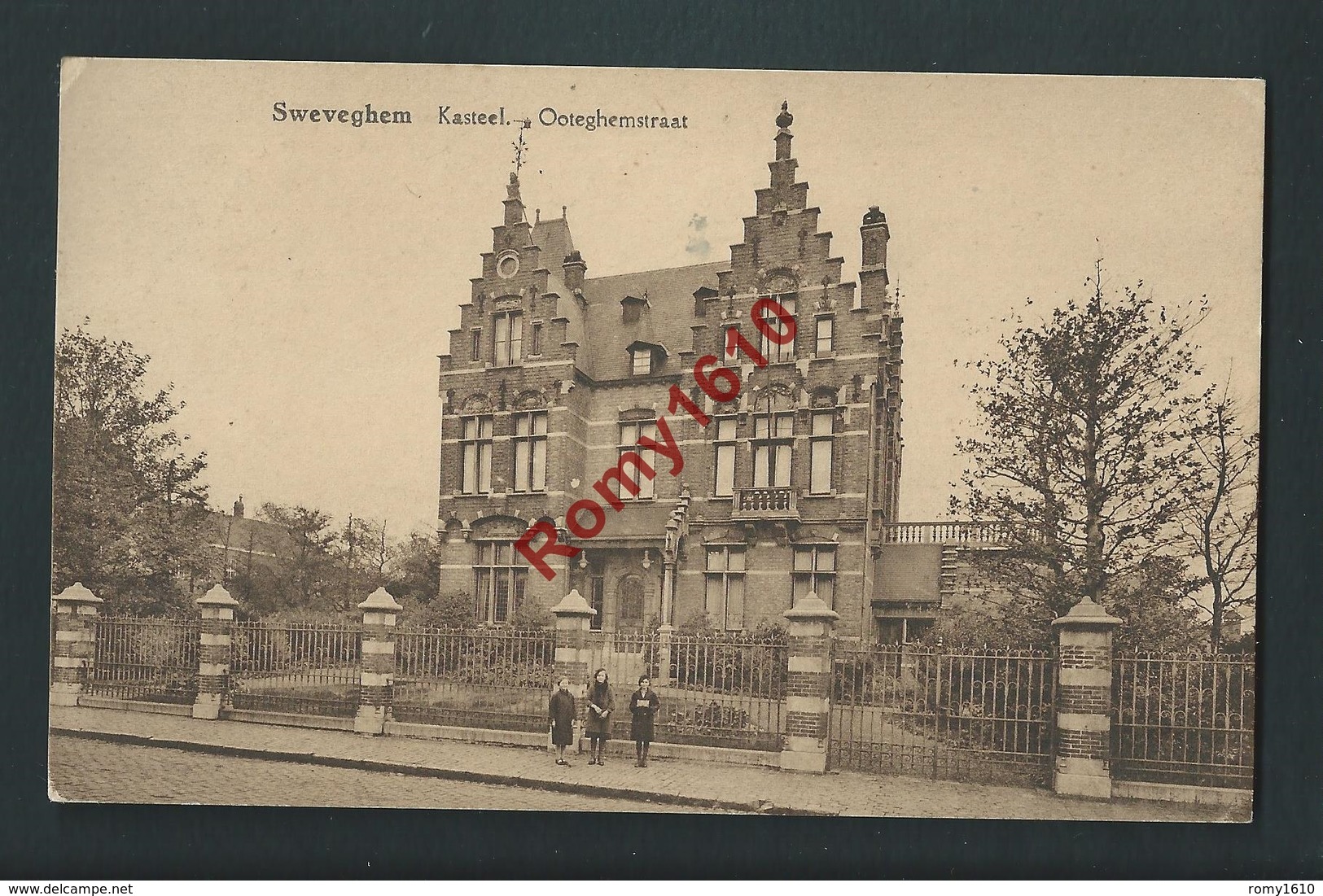 Zwevegem/ Sweveghem. Kasteel. Ooteghemstraat. Animée, Voyagée. 2 Scans. - Zwevegem