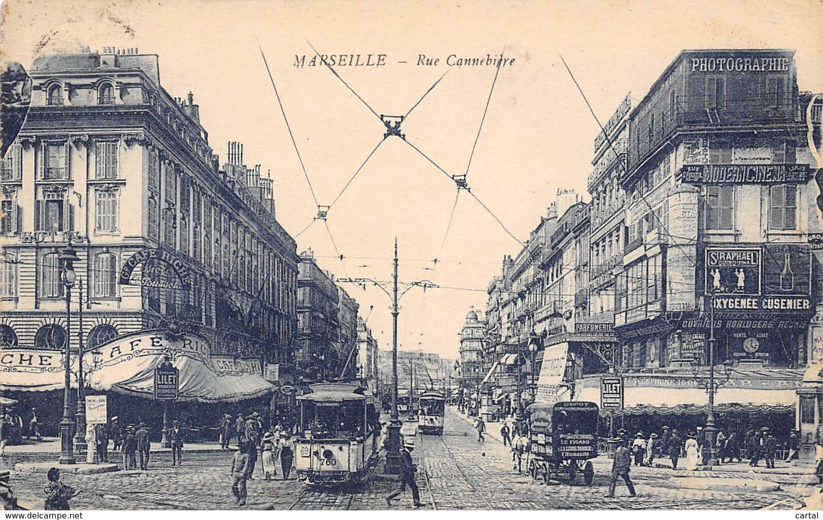 13 - MARSEILLE - Rue Cannebière - Canebière, Centre Ville