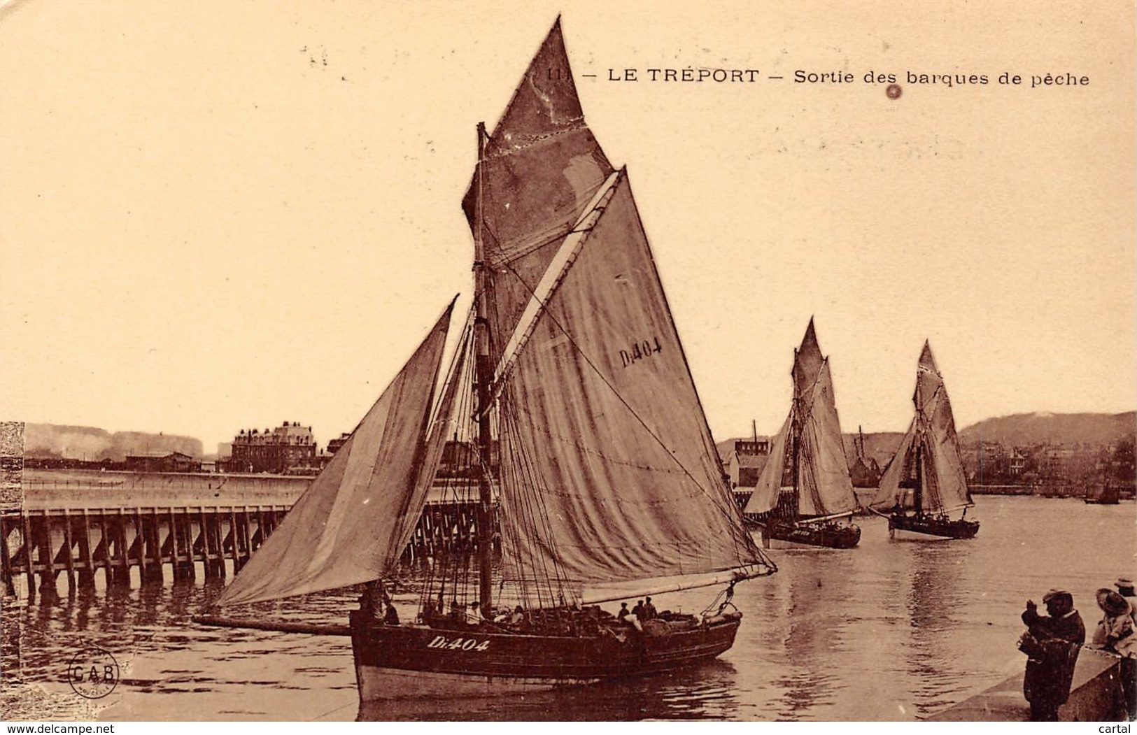76 - LE TREPORT - Sortie Des Barques De Pêche - Le Treport