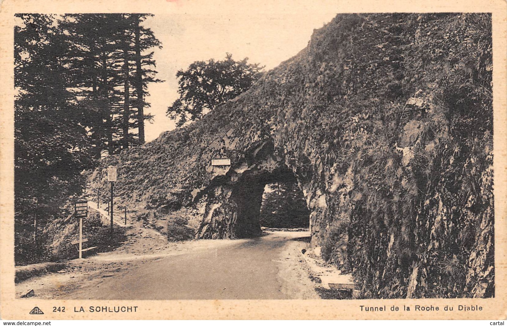 88 - LA SCHLUCHT - Tunnel De La Roche Du Diable - Autres & Non Classés