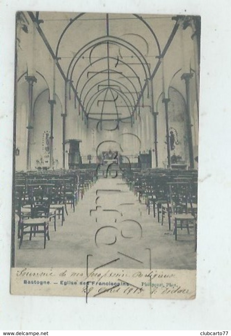 Bastogne (Belgique, Luxembourg) : L'intérieur De L'église Env 1915 PF. - Bastogne
