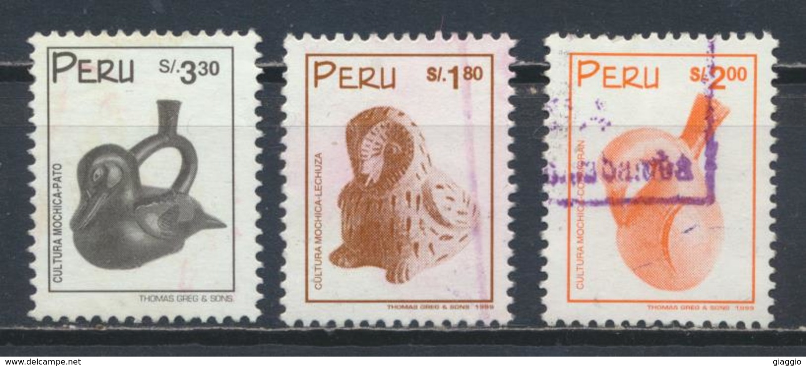 °°° PERU - Y&T N°1137/71/72 - 1998/1999 °°° - Perù