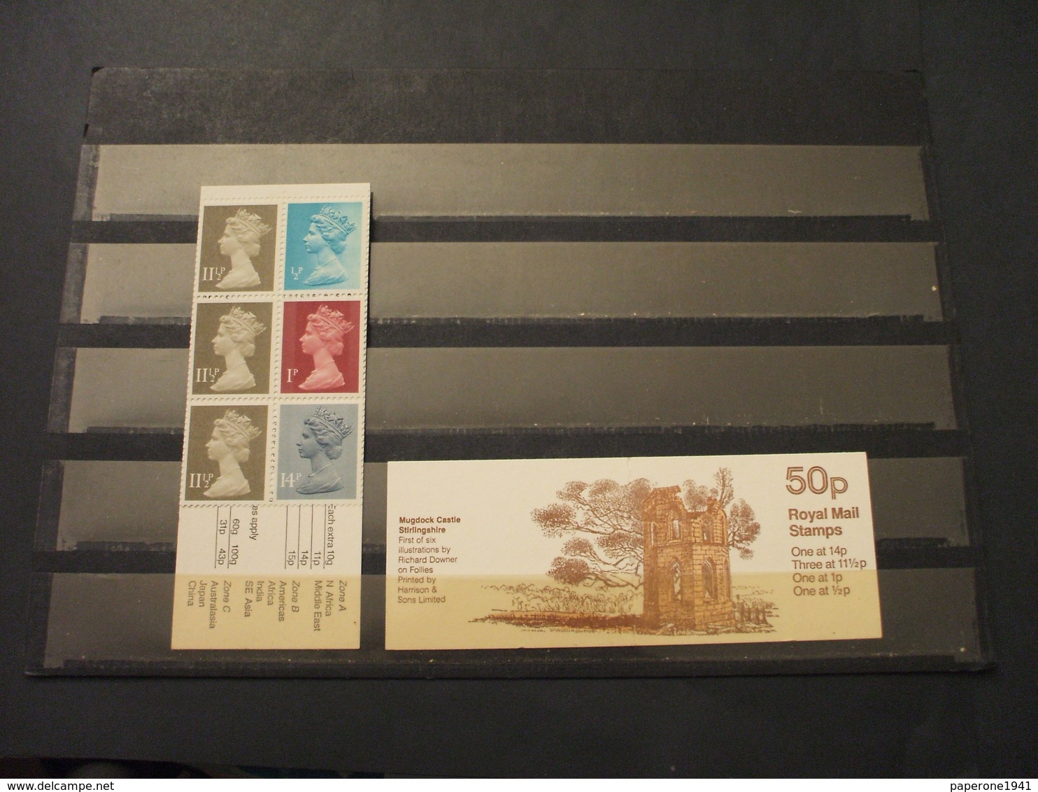 GRAN BRETAGNA -  LIBRETTO  MUGDOCK CASTLE  50 P.- NUOVI(++) - Postzegelboekjes