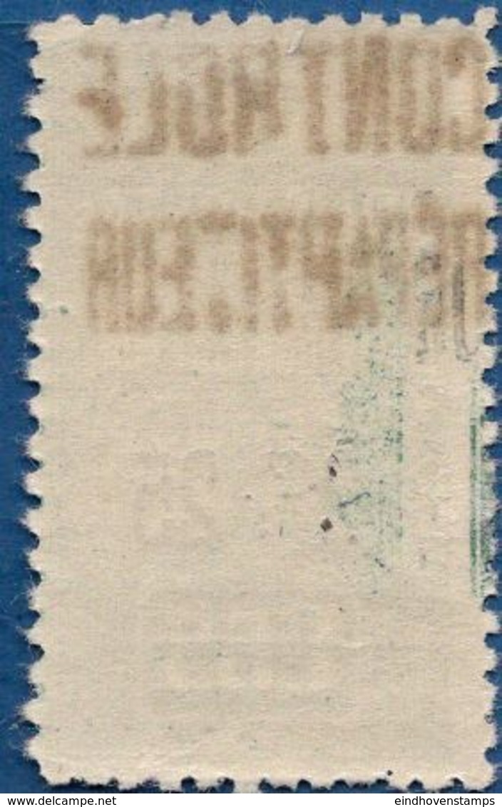 Algerie, 1929 2 F 25 Sûr 1f55 Surcharge CONTROLE REPARTITEUR Sûr Colis Postaux Livraison Par Exprès, 1 Val. Gom Partiel - Pacchi Postali