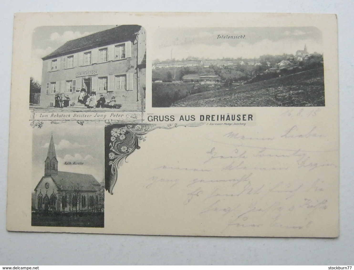 Carte Postale  Dreihäuser  1915 - Autres & Non Classés