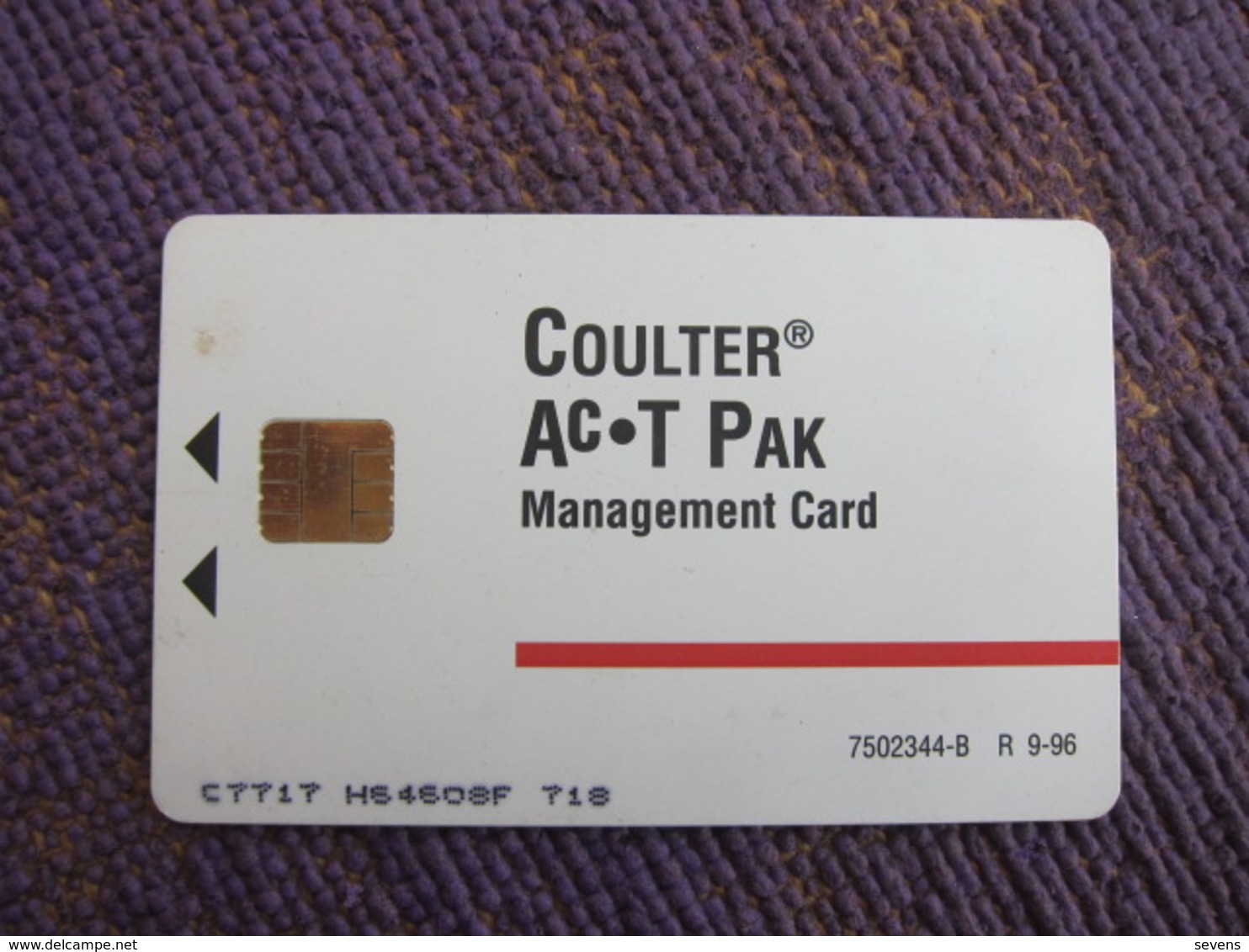 Coulter AC.T PAK Management Card - Non Classés
