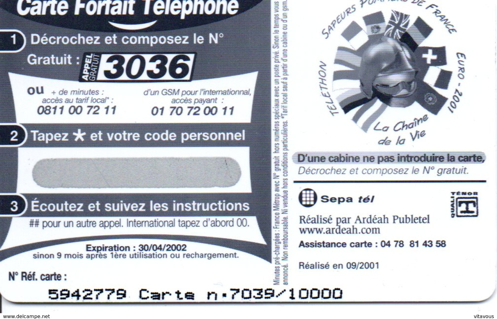 Pompier Fire Brigade Feuerwehr Euro Drapeau Drapeaux - Carte Forfait Téléphone Card LUXE (G 611) - Feuerwehr